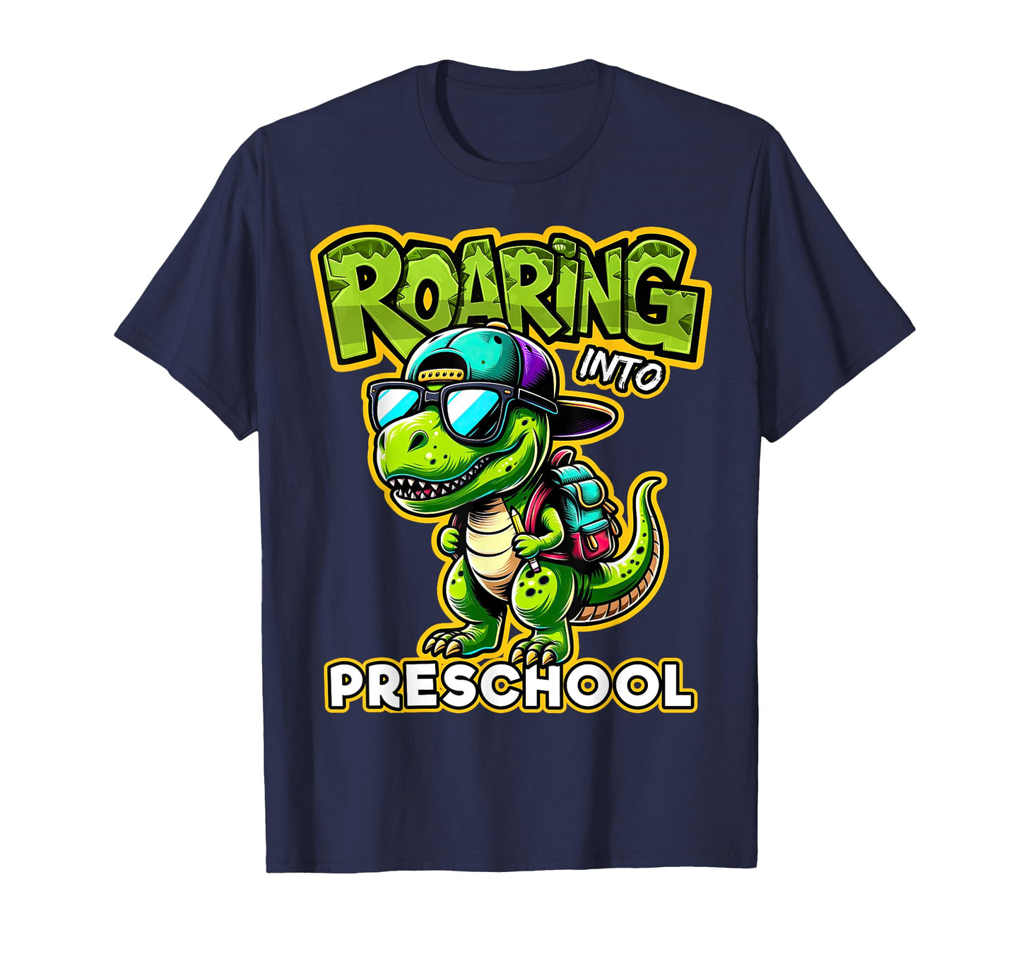 Back to School Preschool Dinosaur First Day of School Boy T-Shirt