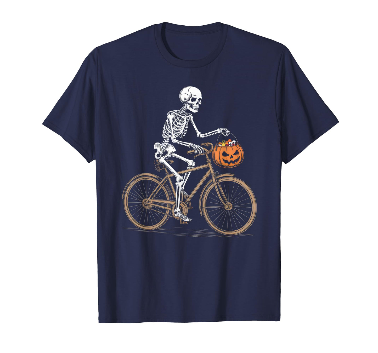 Skeleton Biker Halloween Trick-or-Treat Costumes T-Shirt