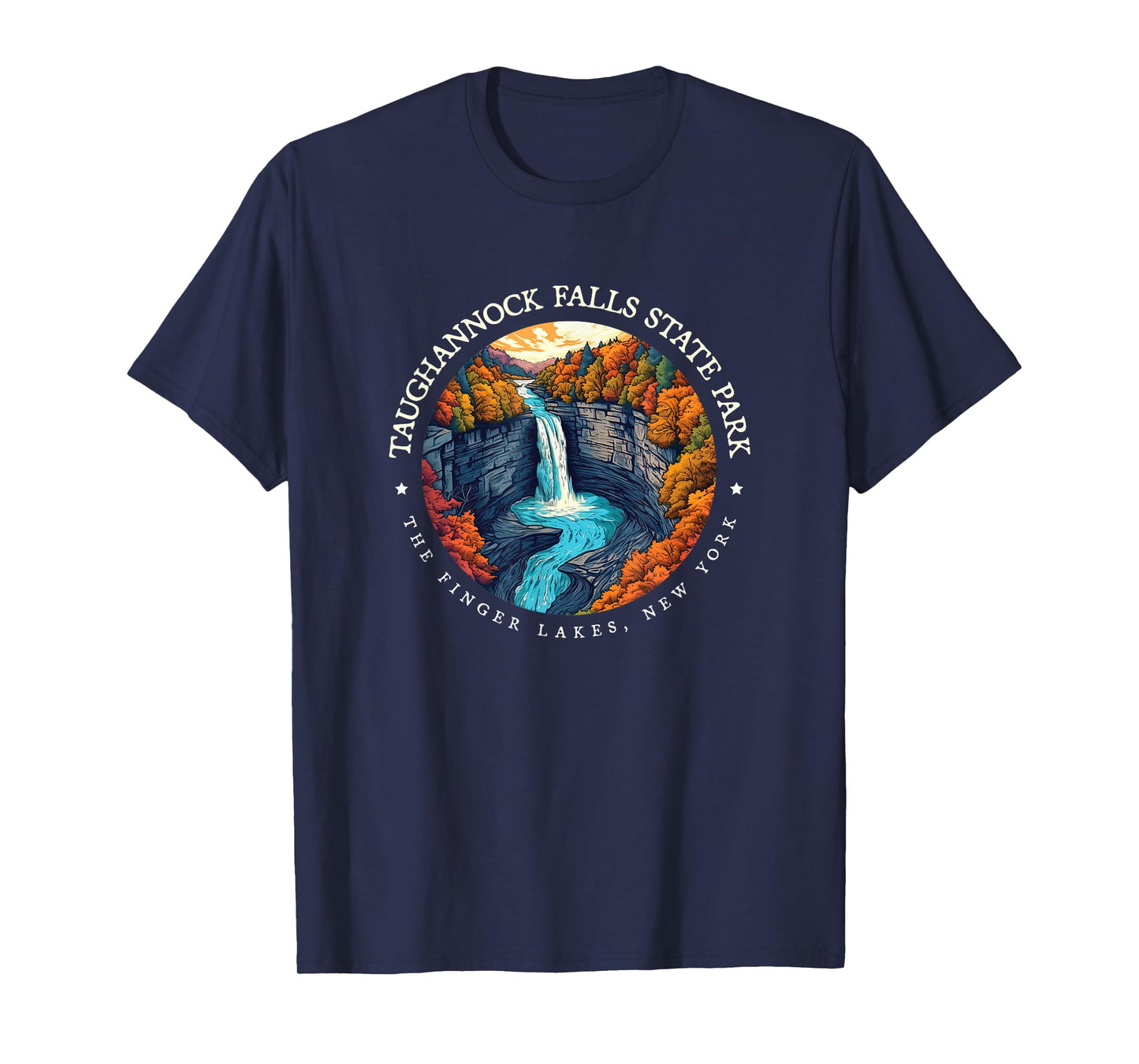 Taughannock Falls State Park Autumn Trails Finger Lakes NY T-Shirt