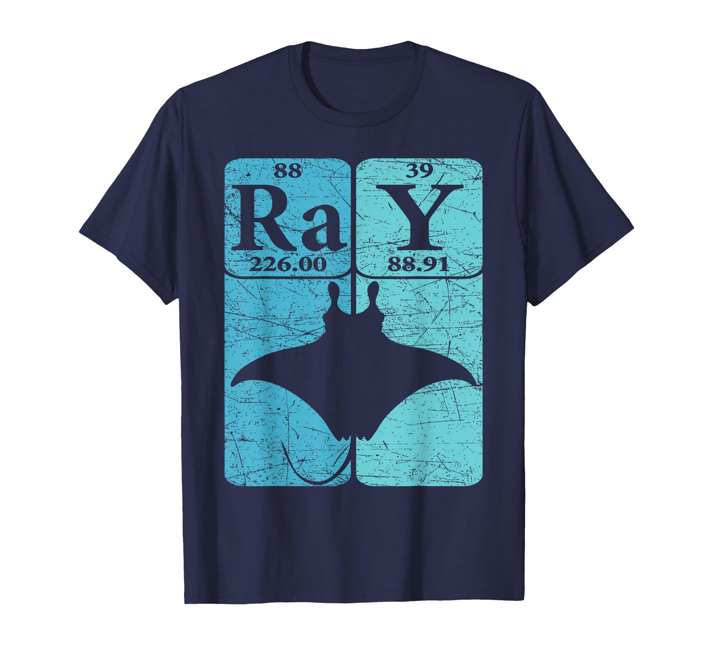 Manta Ray Periodic Table Elements Stingray T-Shirt