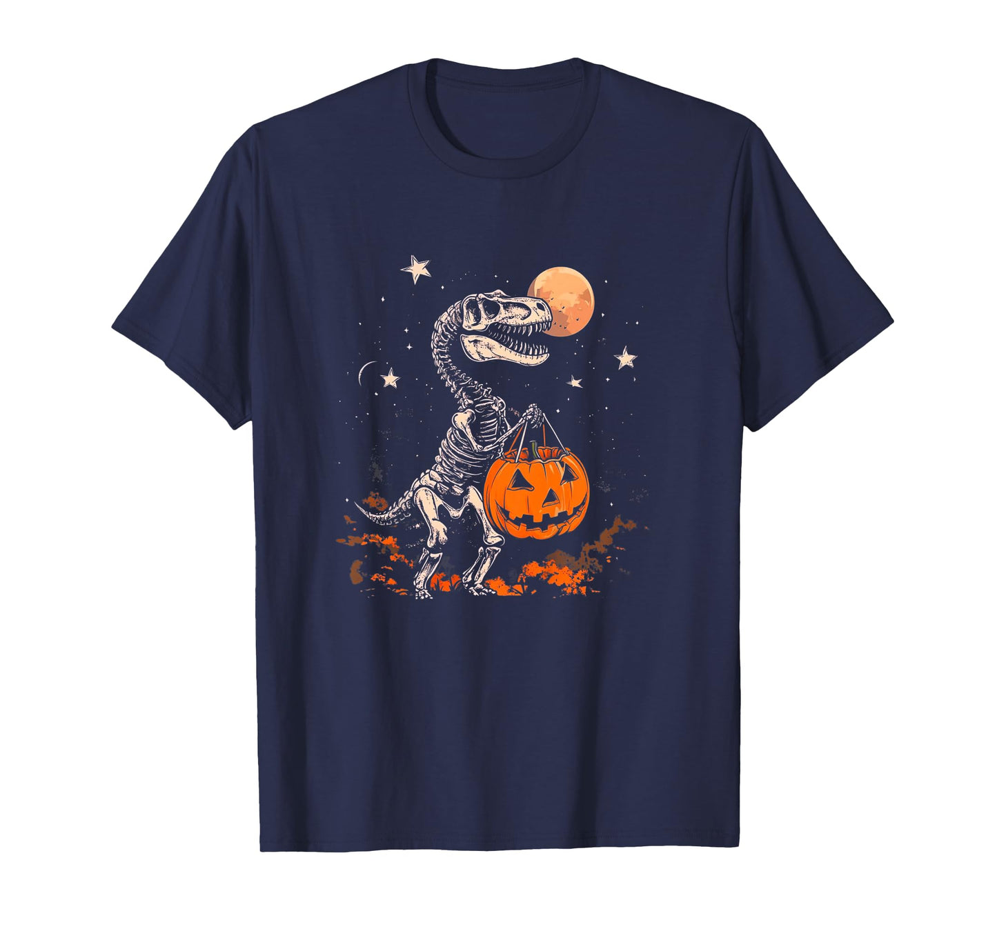 Kids Spooky Saurus Halloween T-Rex Dinosaur Kids Boys Toddler T-Shirt