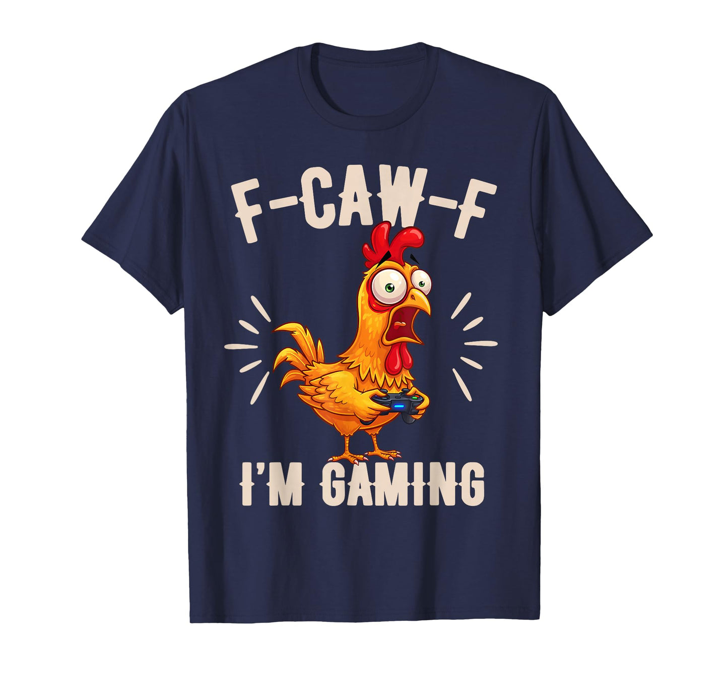 FCAWF Funny Farm Animal Humor for Bird Lovers Rooster Gaming T-Shirt