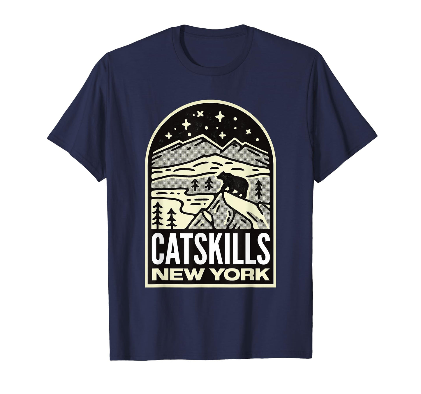Catskills New York Mountains Vintage T-Shirt