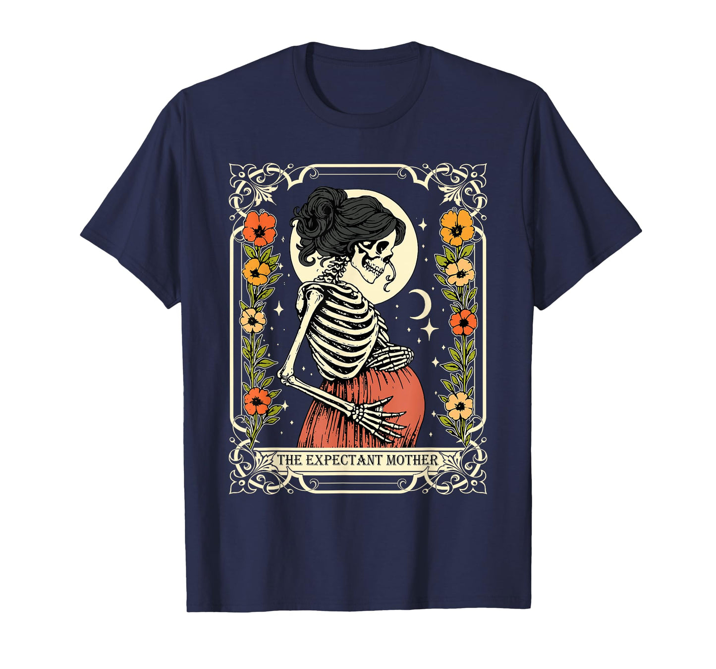 The Expectant Mother Halloween Pregnancy Pregnant Spooky Mom T-Shirt