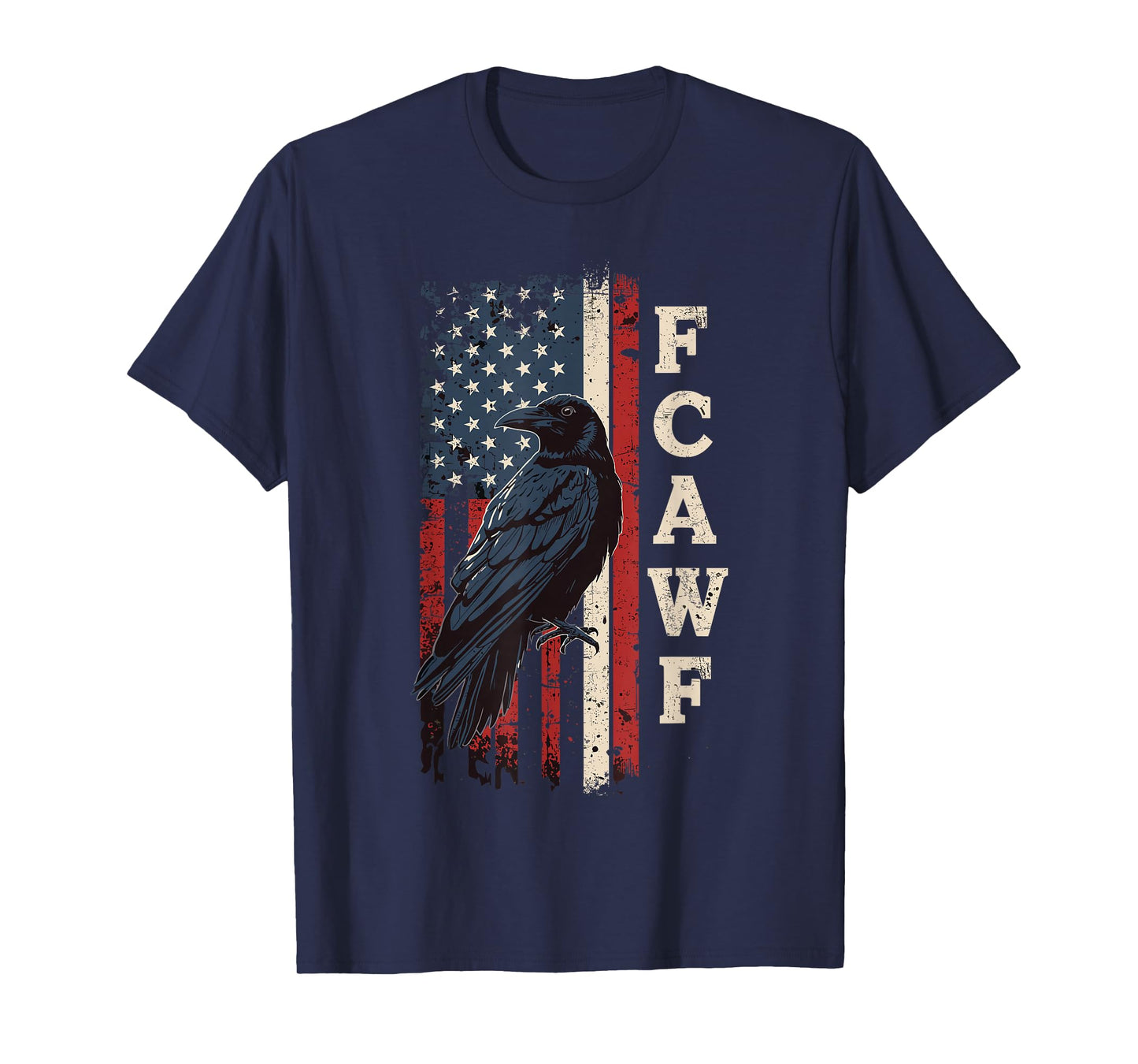 F-Caw-F Raven Moon Gothic Halloween, Black Crow Bird Lover T-Shirt