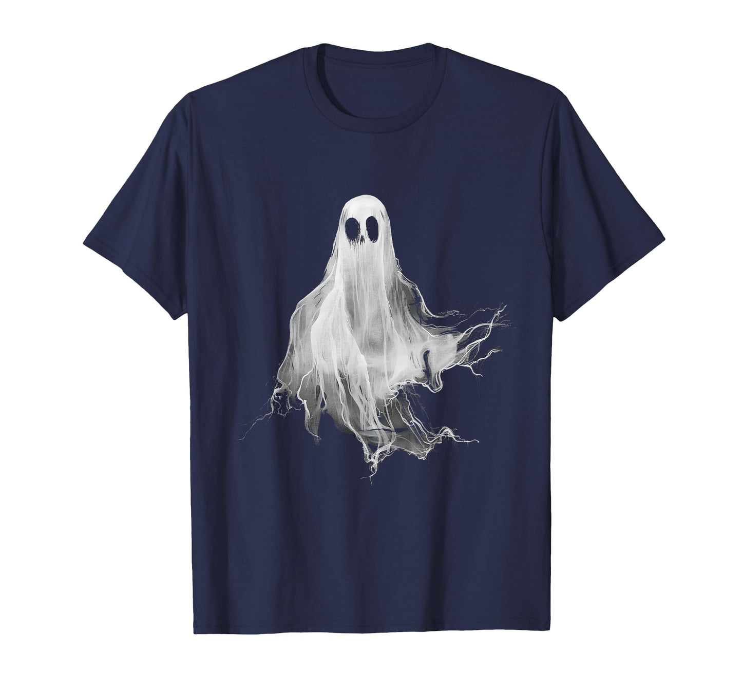 Ghost Horror Spooky Spirit Scary Halloween Goth Aesthetic T-Shirt