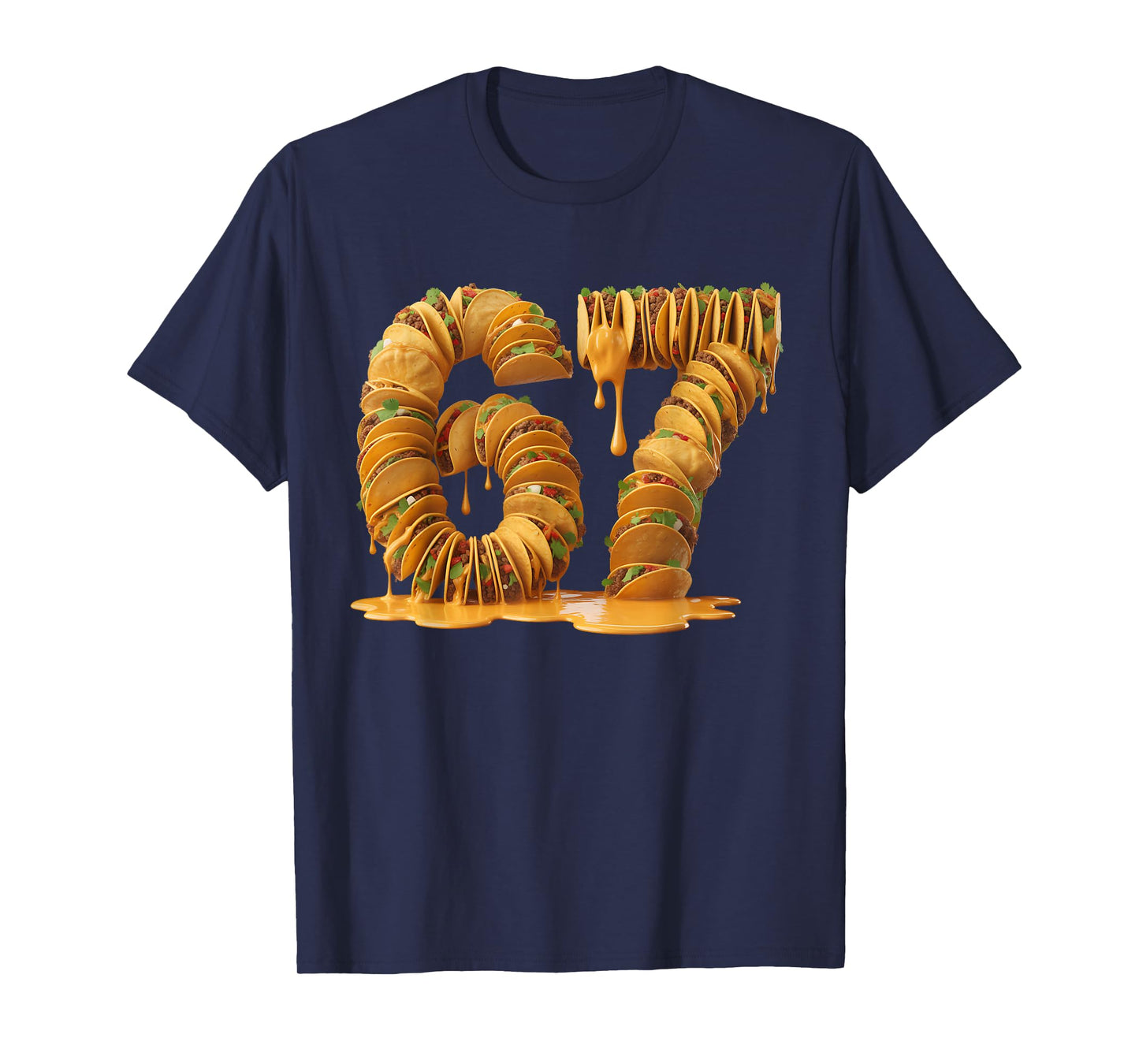 67 Six Seven Tacos Brainrot Viral Meme Halloween Funny T-Shirt