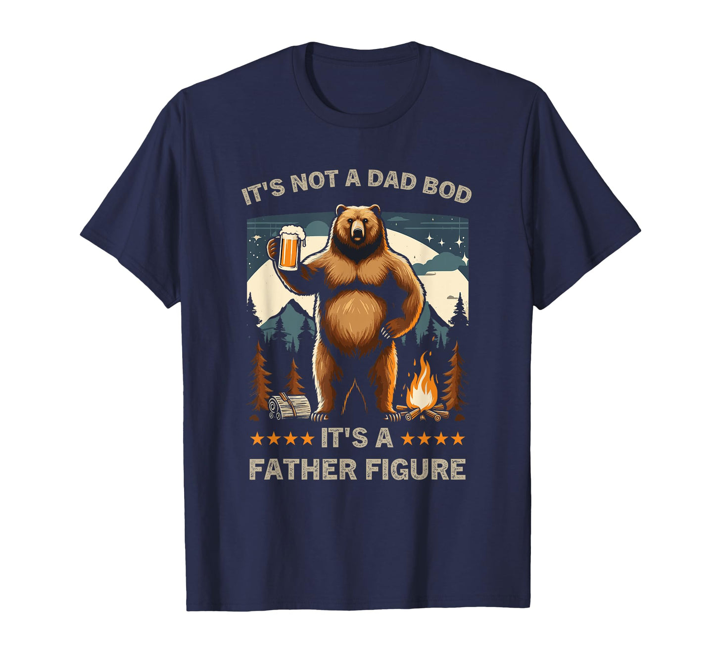 It's Not A Bad Bod It's A Father Figure Family Dad funny T-Shirt
