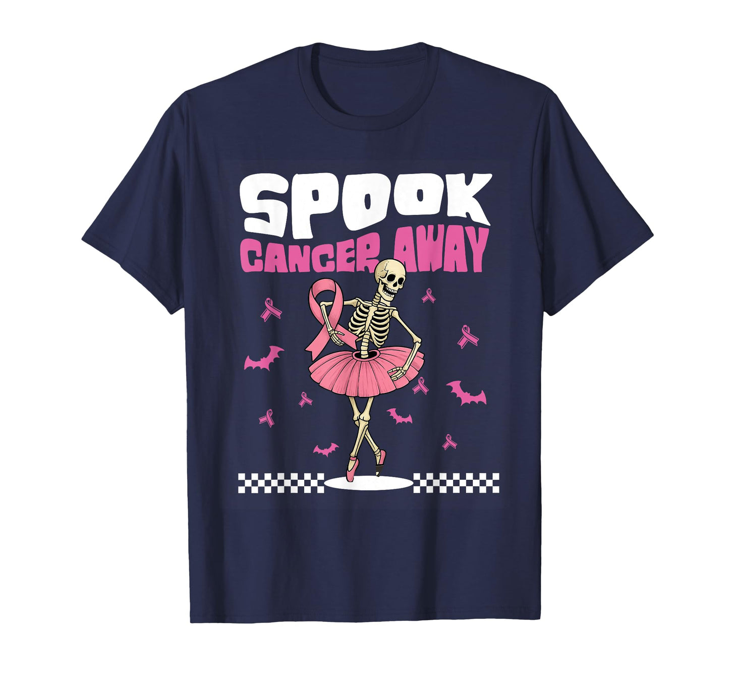 Spook Dance for Fight Breast Cancer Awareness Halloween T-Shirt