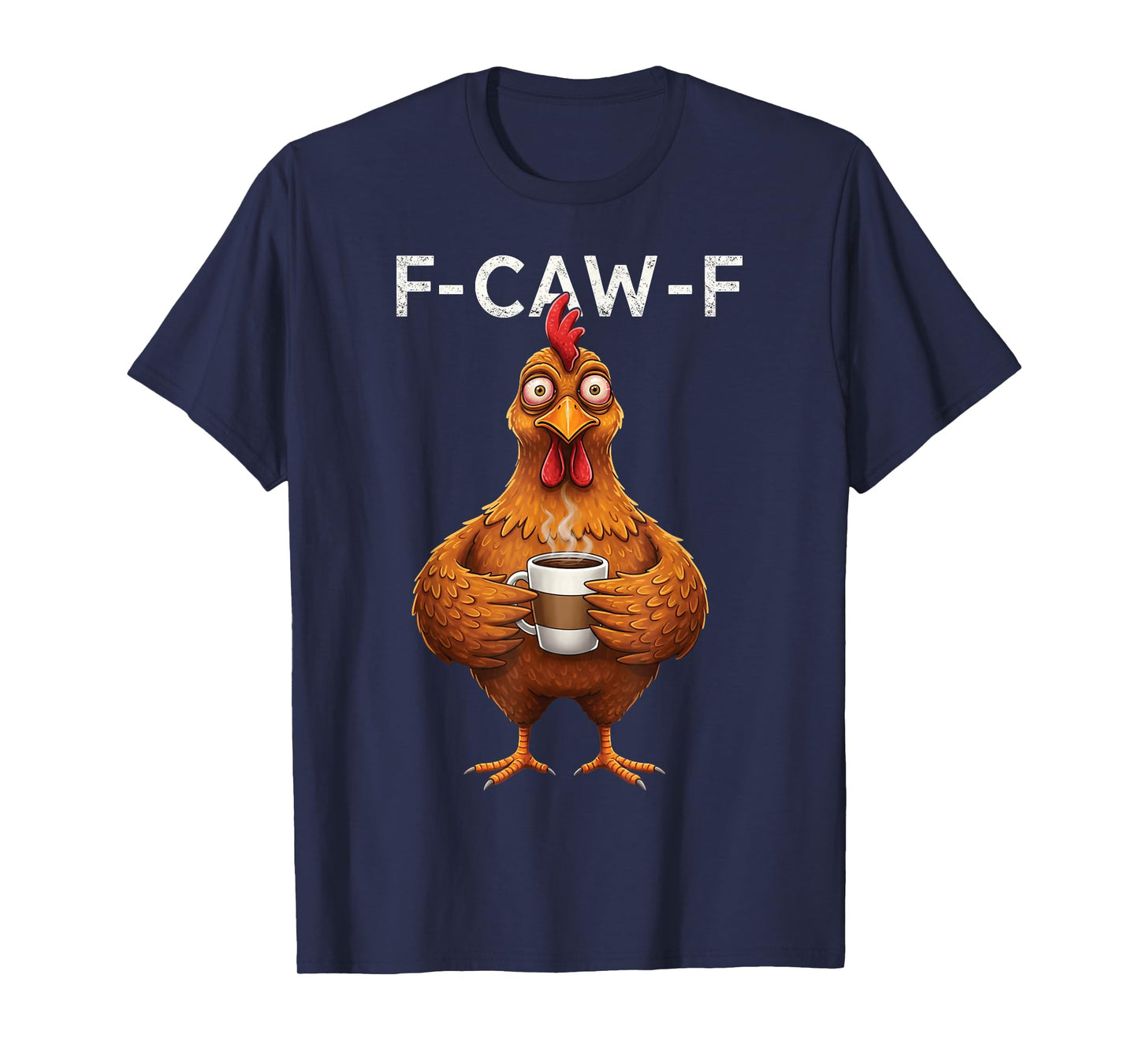 F-Caw-F Black Crow Funny Black Bird Moon Gothic Adult Humor T-Shirt