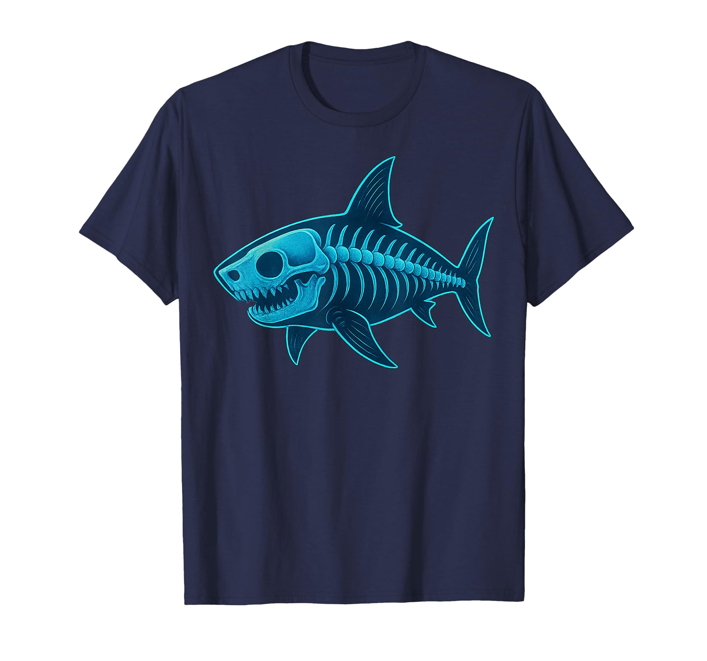 Skull Shark Design for Ocean Lovers and Scuba Divers T-Shirt