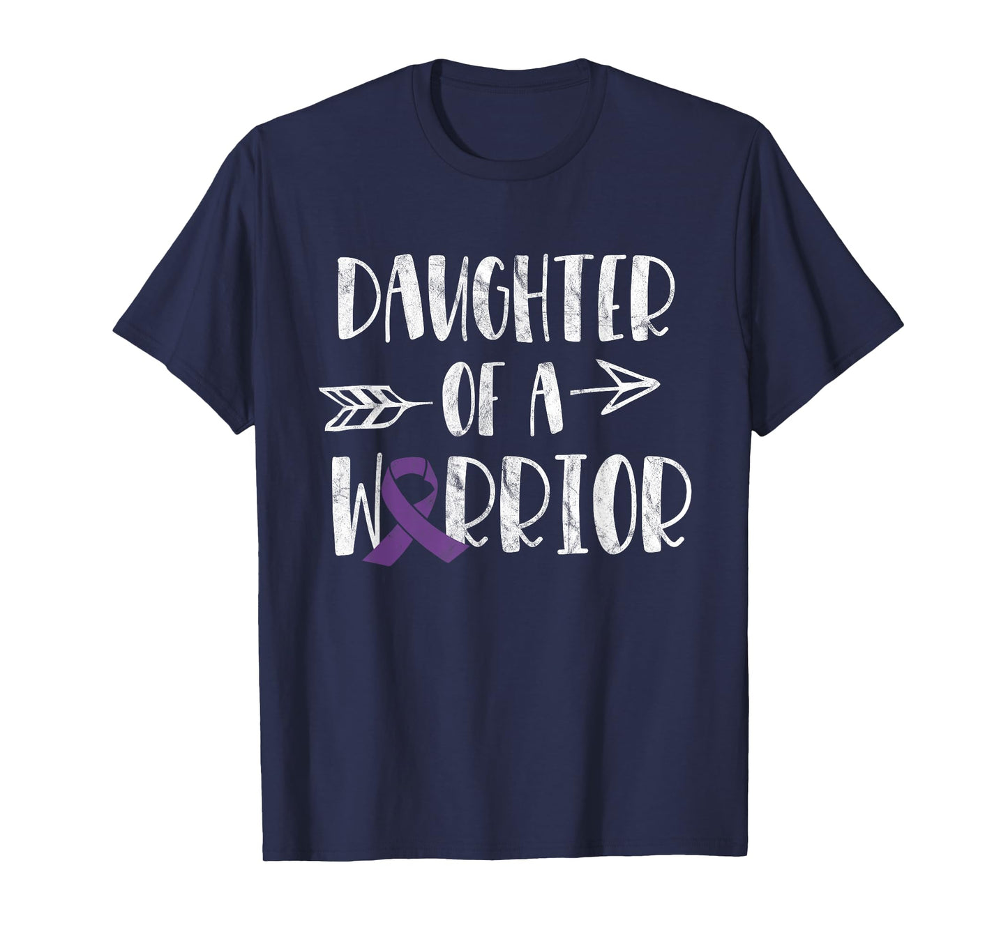 Alzheimer's Awareness Daughter Of A Warrior Dementia T-Shirt