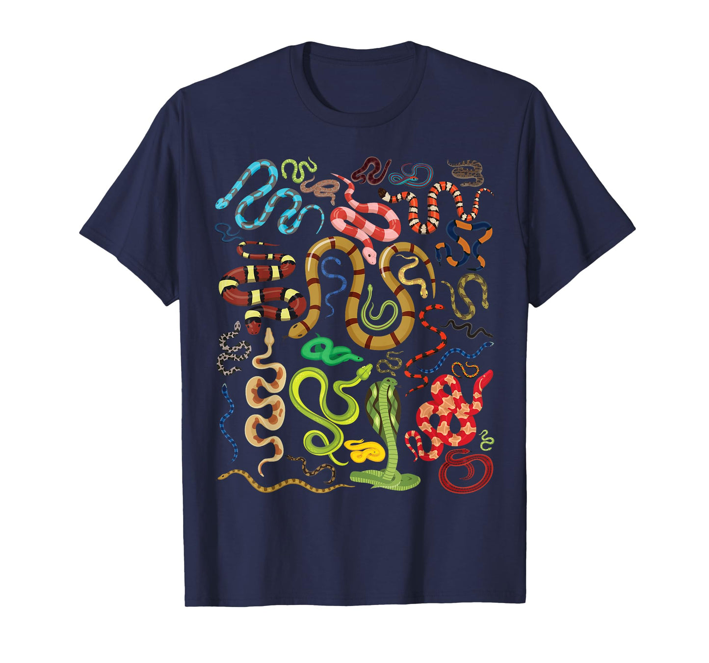 Types Of Snakes Educational Herpetologist Boys Girls Kids T-Shirt