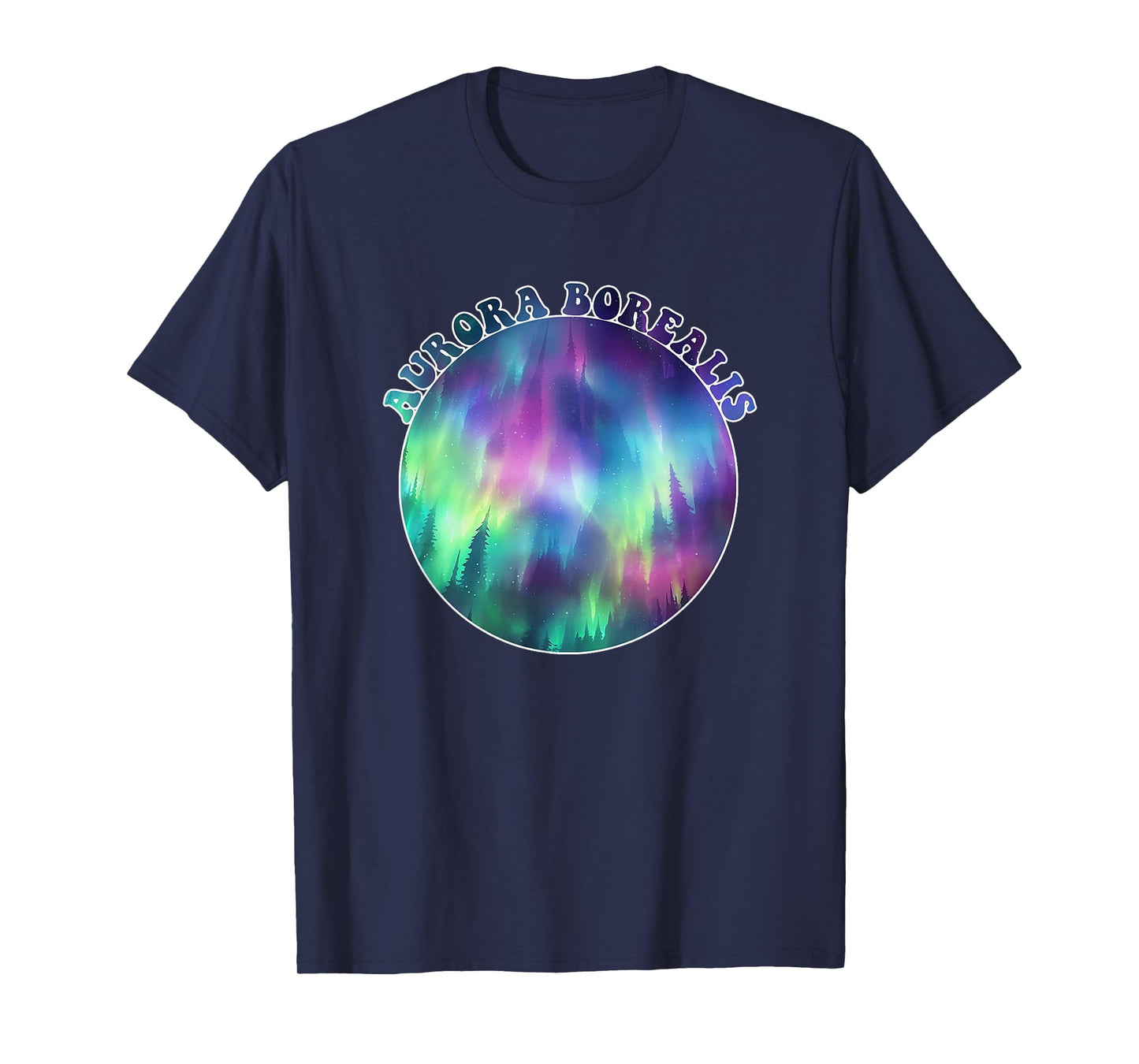 Aurora Borealis Northern Light Souvenir Adults Kids Women T-Shirt