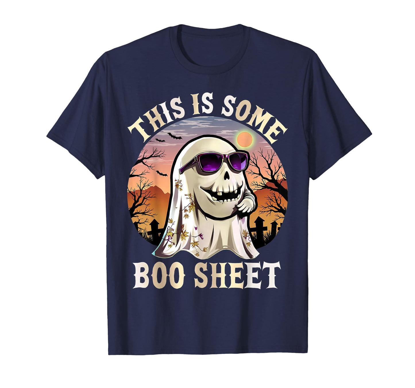 This is Some Boo Sheet Ghost Retro Funny Halloween T-Shirt