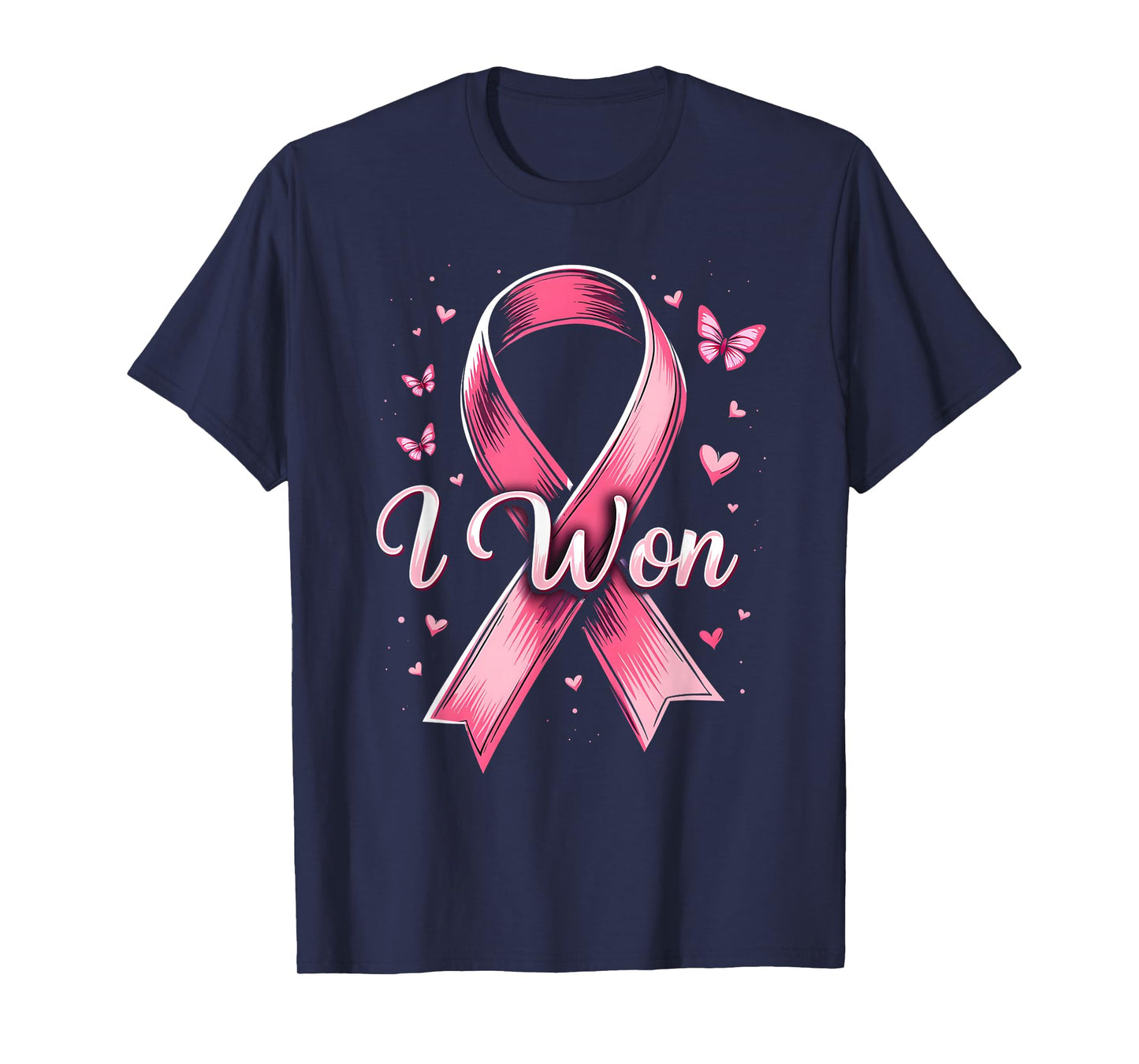 I Won Breast Cancer Awareness Breast Cancer Survivor Women T-Shirt