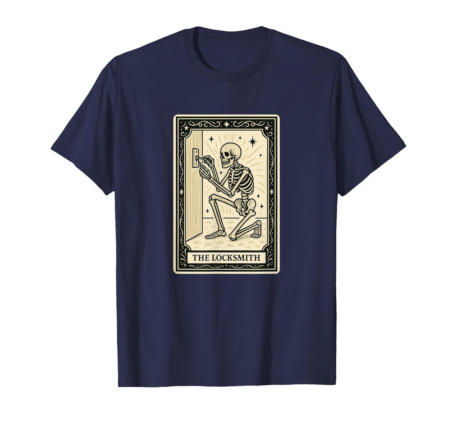 The Locksmith Tarot Card - Halloween Spooky Gothic Witchy T-Shirt