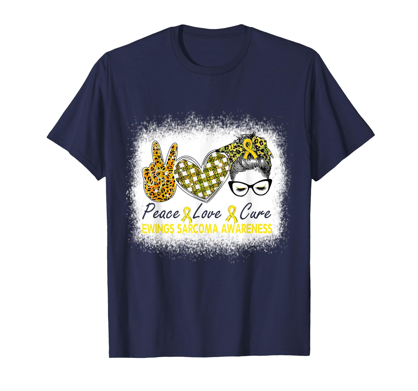 Love Cure Women Ewings Sarcoma Awareness T-Shirt
