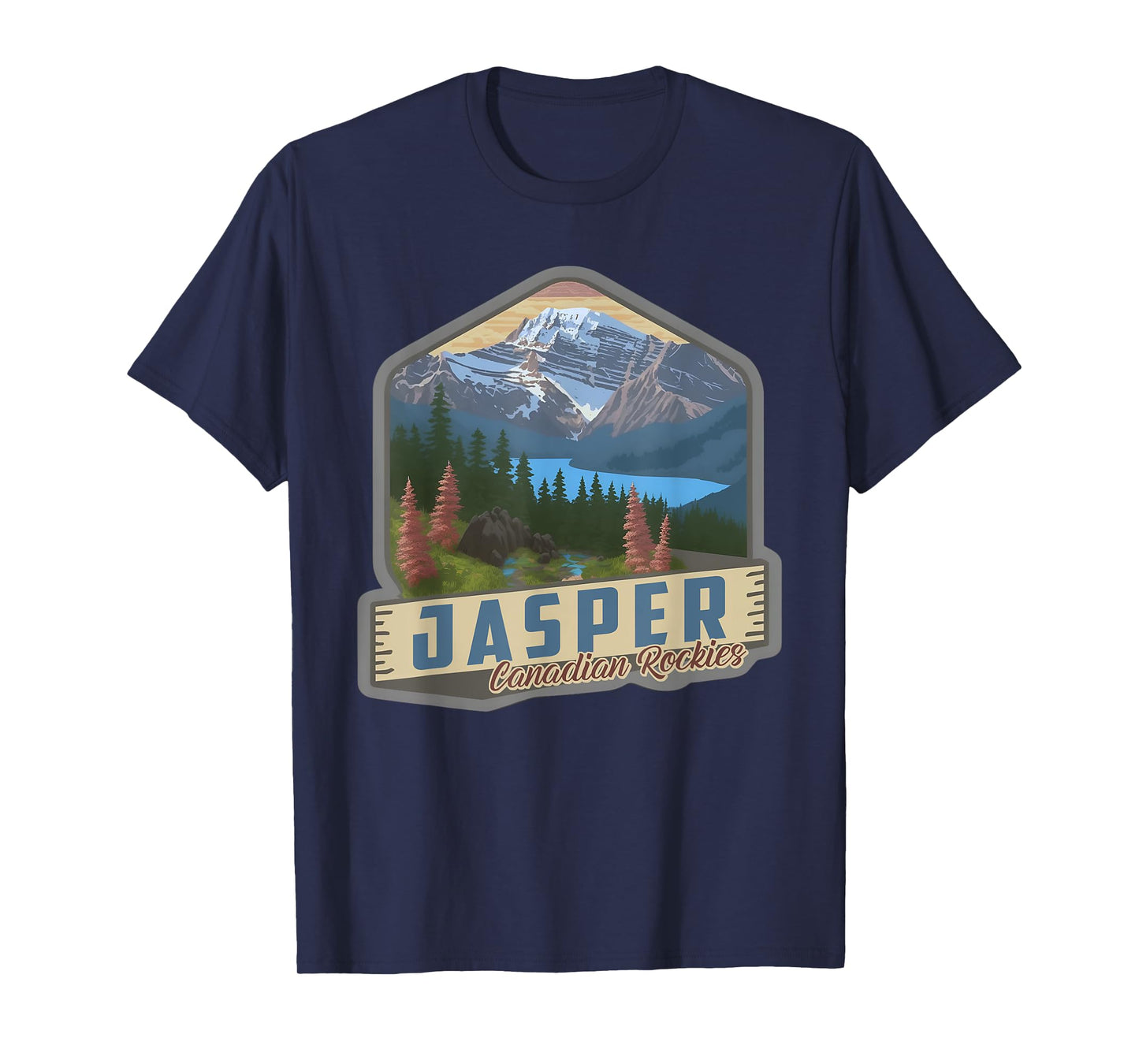 Jasper National Park Canadian Rockies US Parks Camping T-Shirt