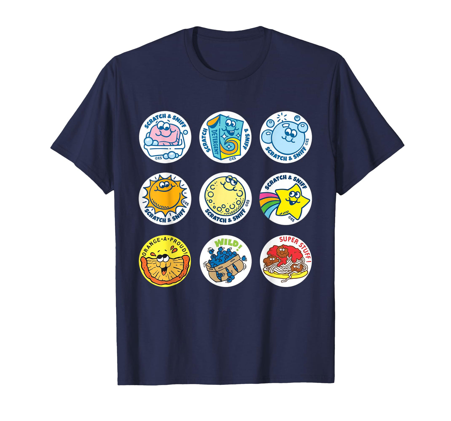 Scratch And Sniff Sticker Ice Cream, Scooper Dooper! Vintage Men Women Kids T-Shirt