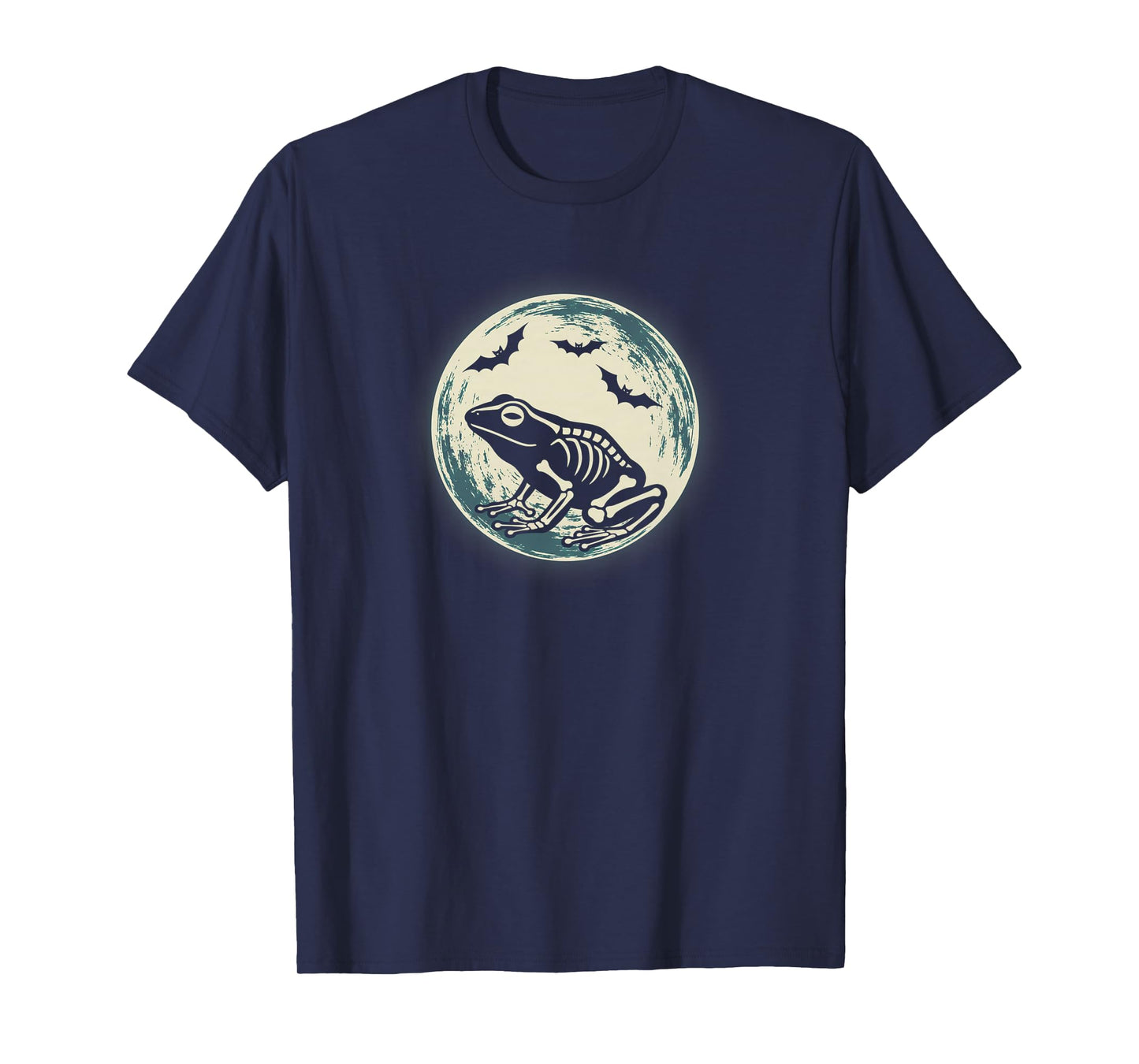 Spooky Frog Skeleton Shirt Skele-Frog Funny Halloween Tee T-Shirt