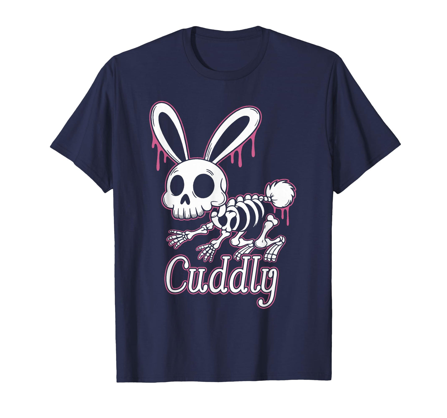 Spooky Bunny Skeleton Rabbit Halloween T-Shirt