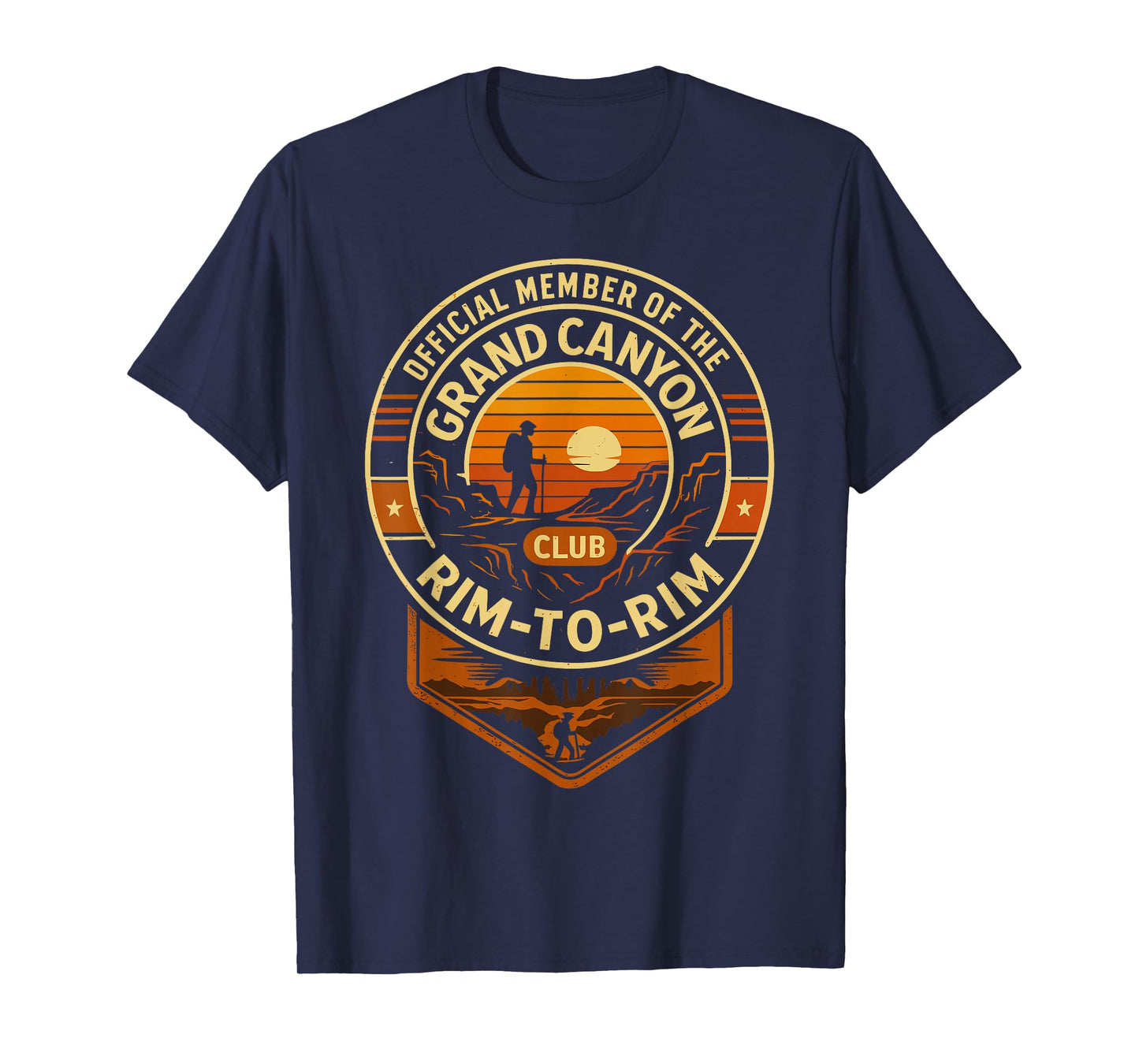 Official Member of The Grand Canyon Rim-to-Rim Club T-Shirt