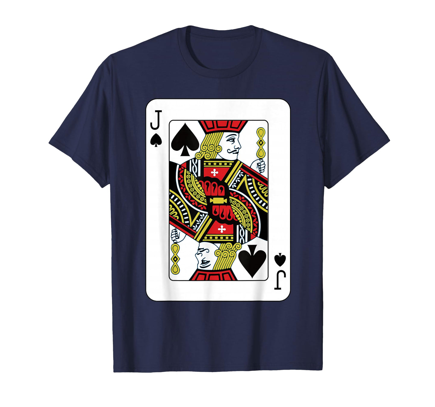 Jack Of The Spades Playing Card Poker T-Shirt