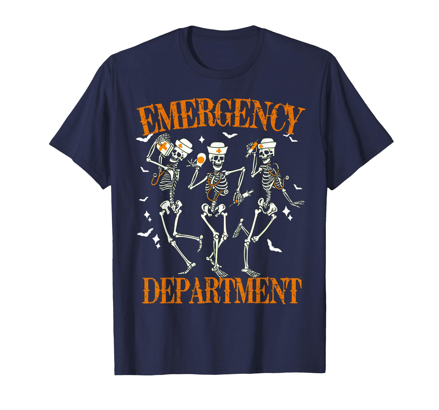 Er Nurse Funny Dancing Skeleton Emergency Department T-Shirt