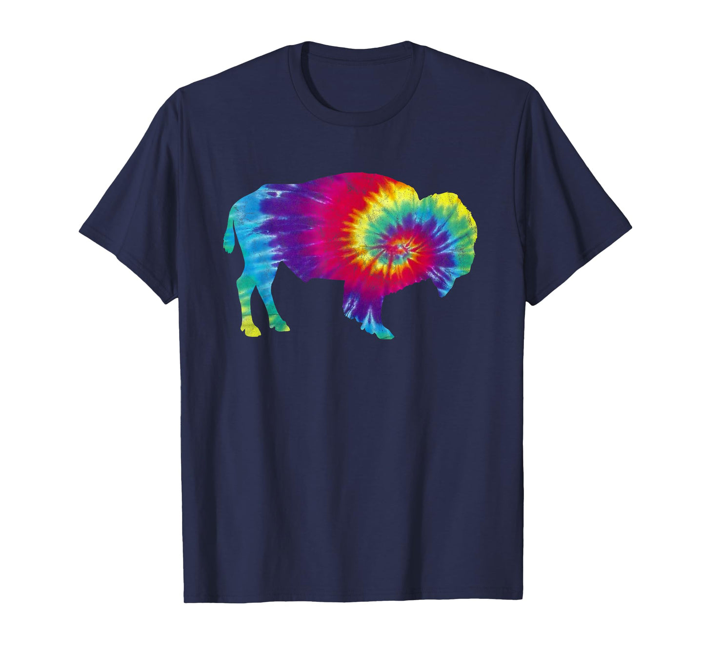 Vintage Tie Dye Bison American Buffalo Retro T-Shirt T-Shirt