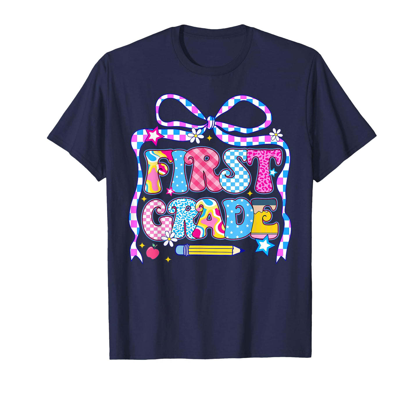 Cute First Grade Teacher 1st Grade Boys Girls Back to School T-Shirt