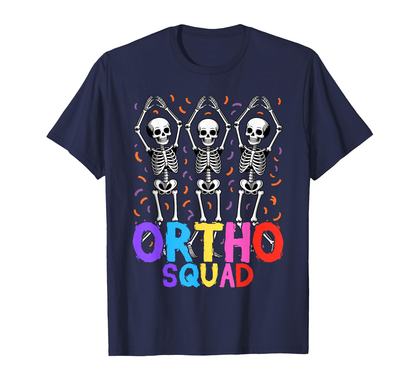 Skeleton Ortho Squad Orthopedic Nurse RN Halloween Costume T-Shirt