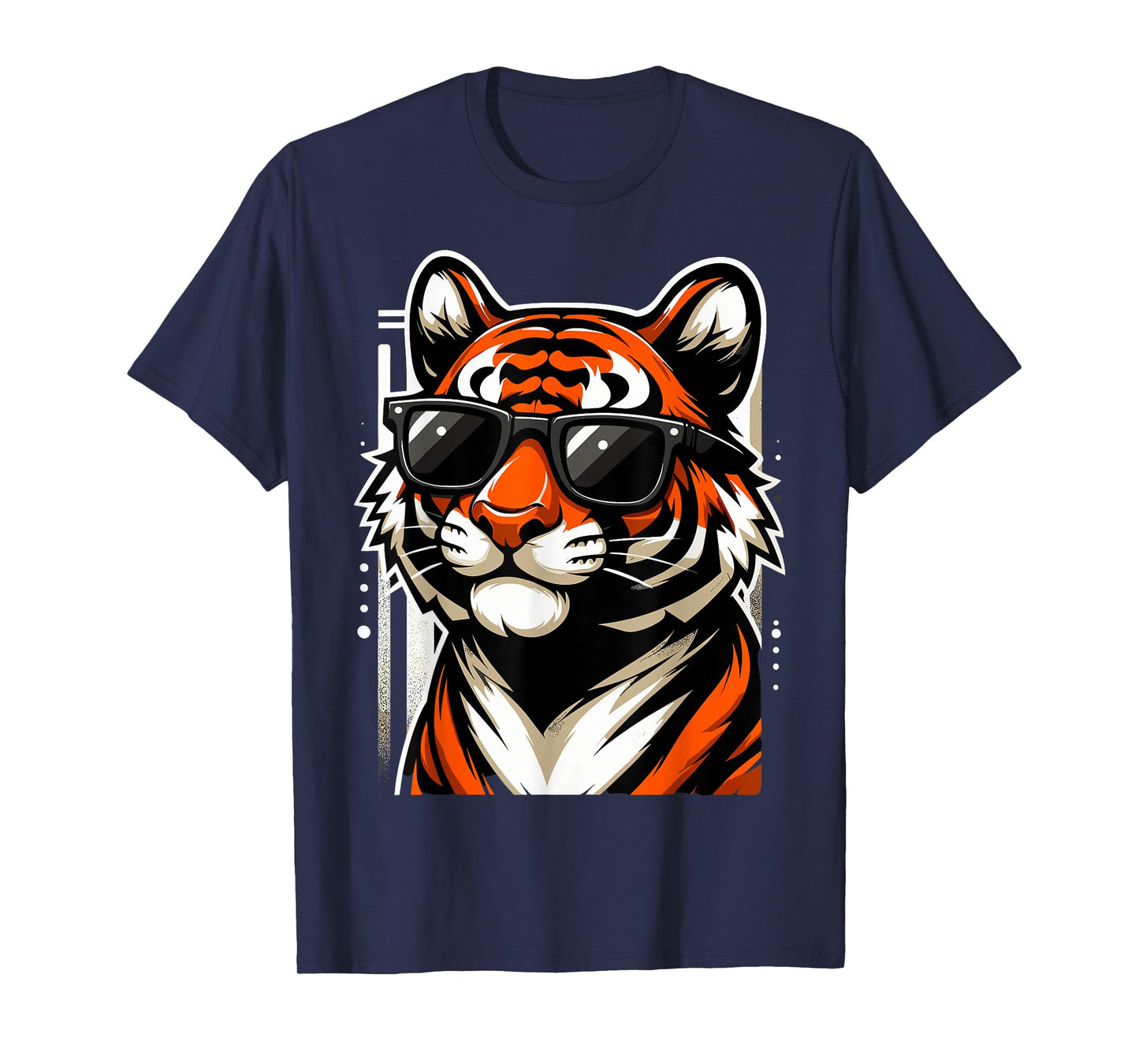 Funny Tiger with Sunglasses Wildcat Tiger T-Shirt