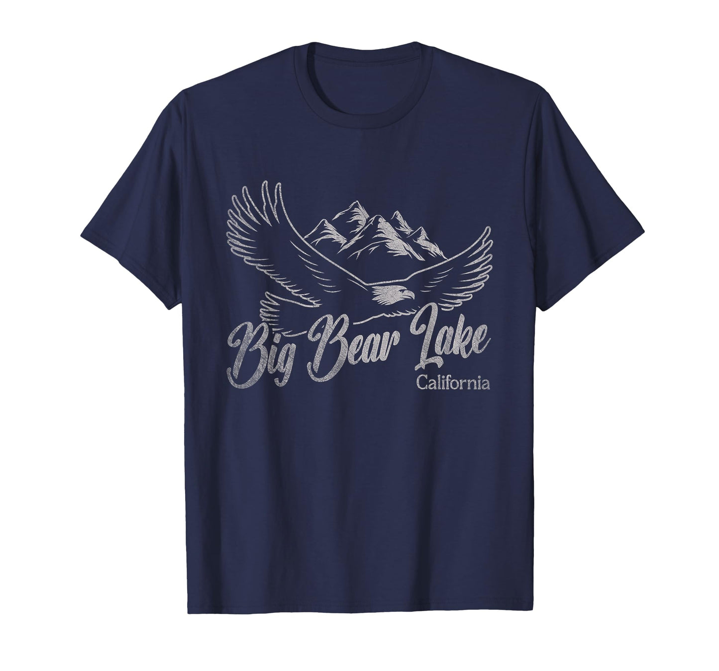 Vintage Big Bear Lake California Mountains Eagle T-Shirt