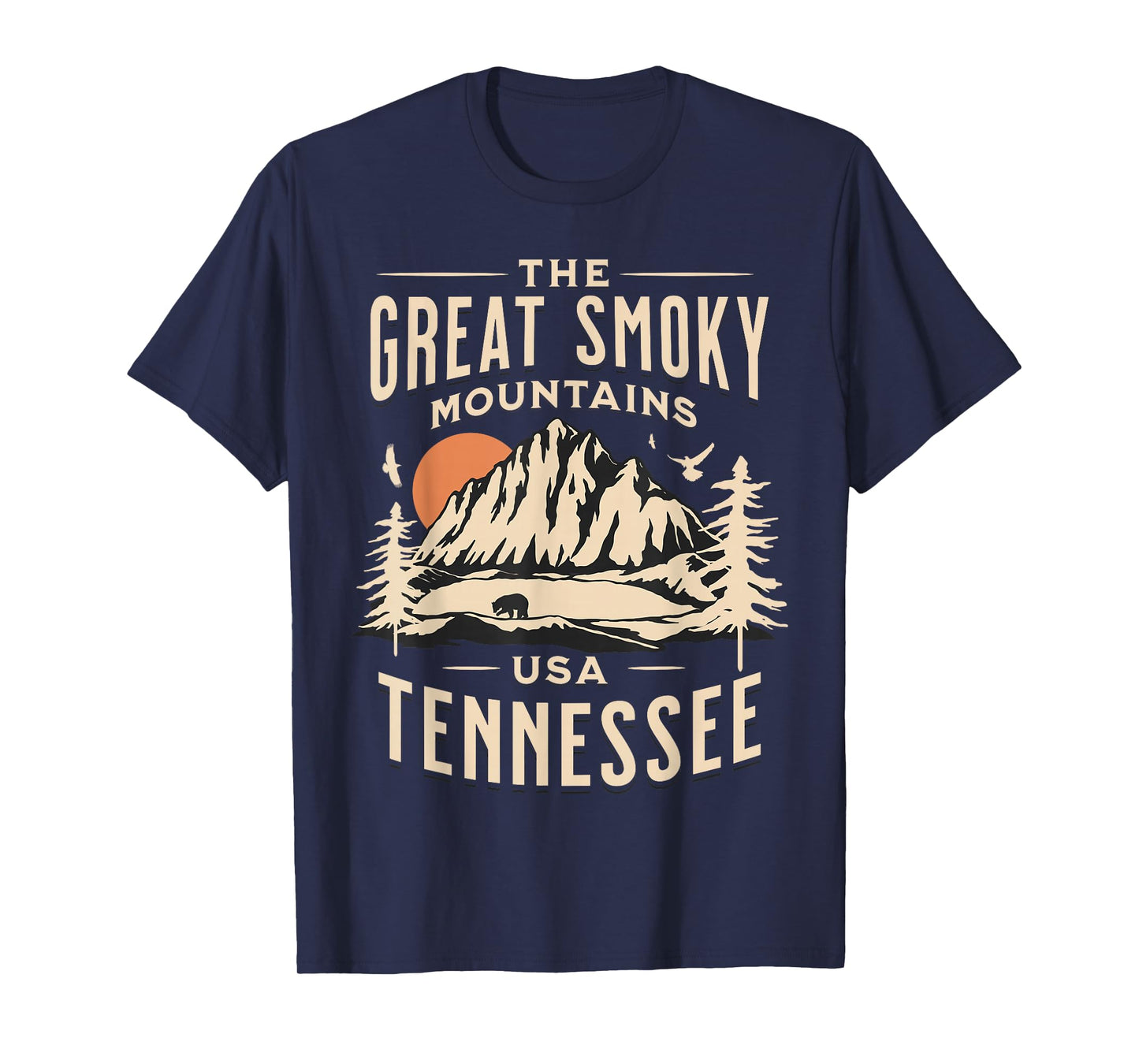 Great Smoky Mountains National Park Tennessee Hike Outdoors T-Shirt