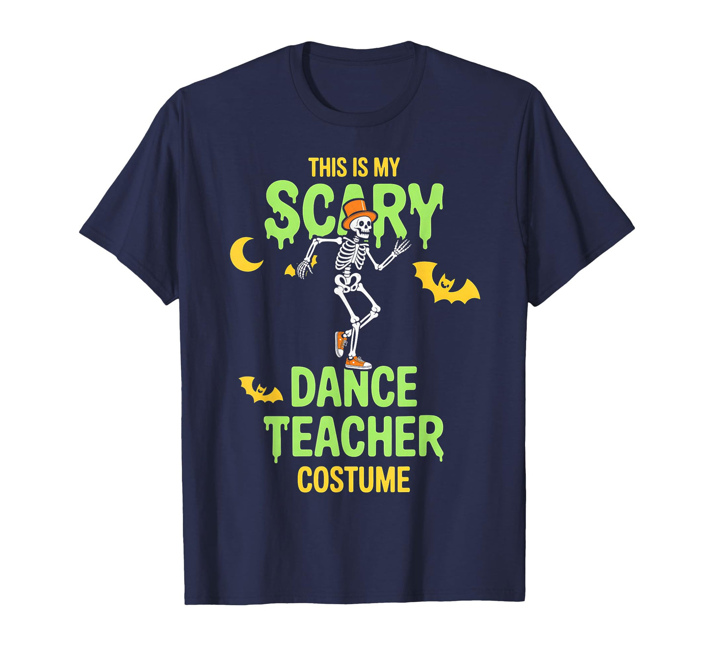 Funny This is My Scary Dance Teacher Costume Halloween T-Shirt