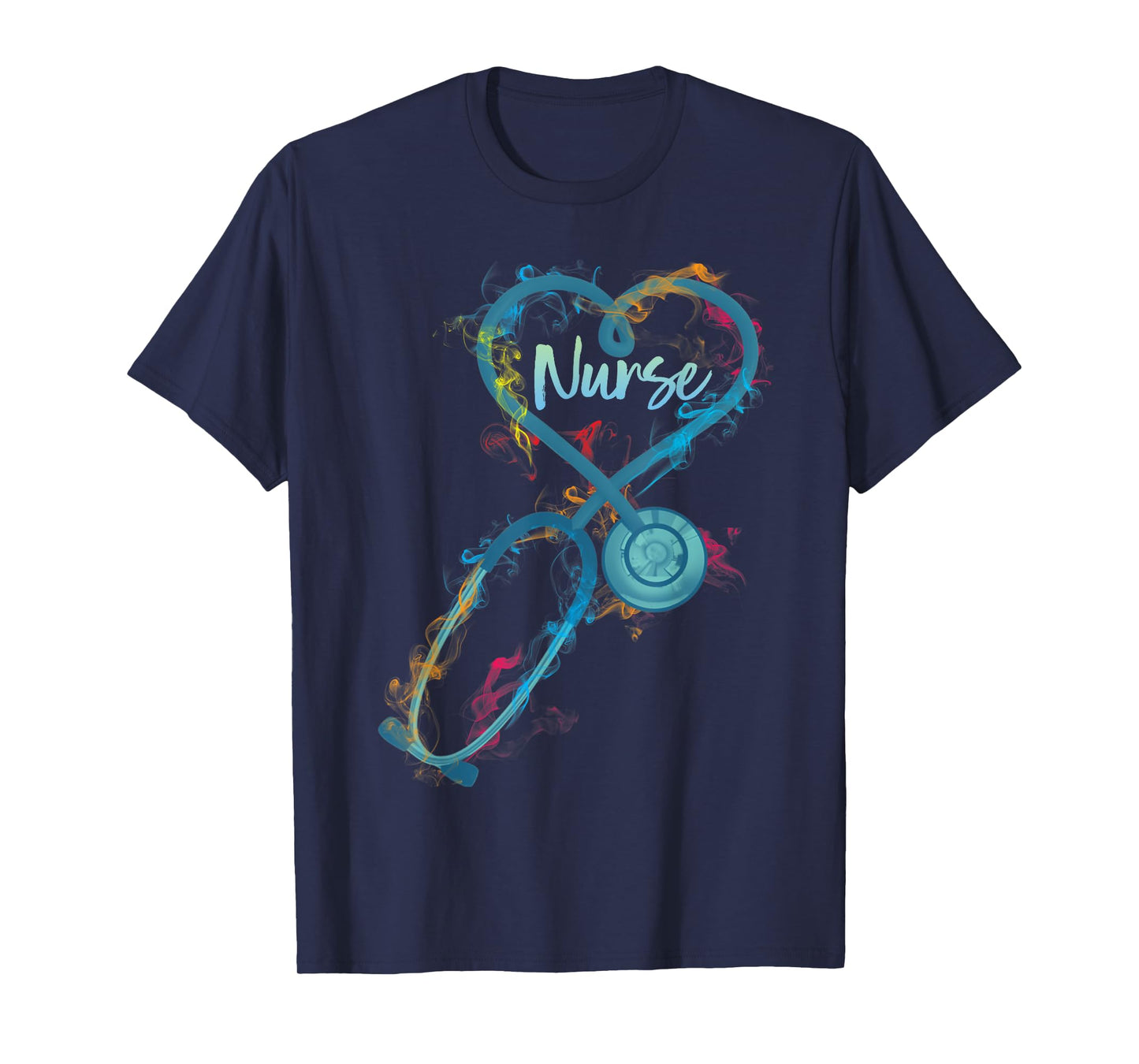 Nurse Stethoscope Heartbeat EKG Medical RN Gift T-Shirt