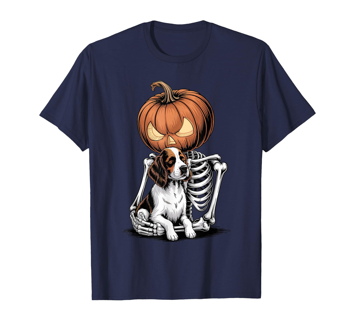 Halloween Skeleton English Springer Spaniel T-Shirt