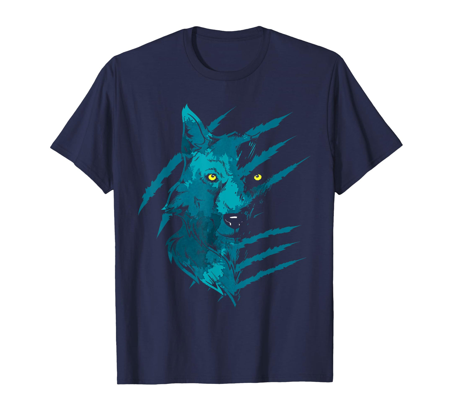 Predator Forest Animal Moon Light Nature Wildlife Gift Wolf T-Shirt