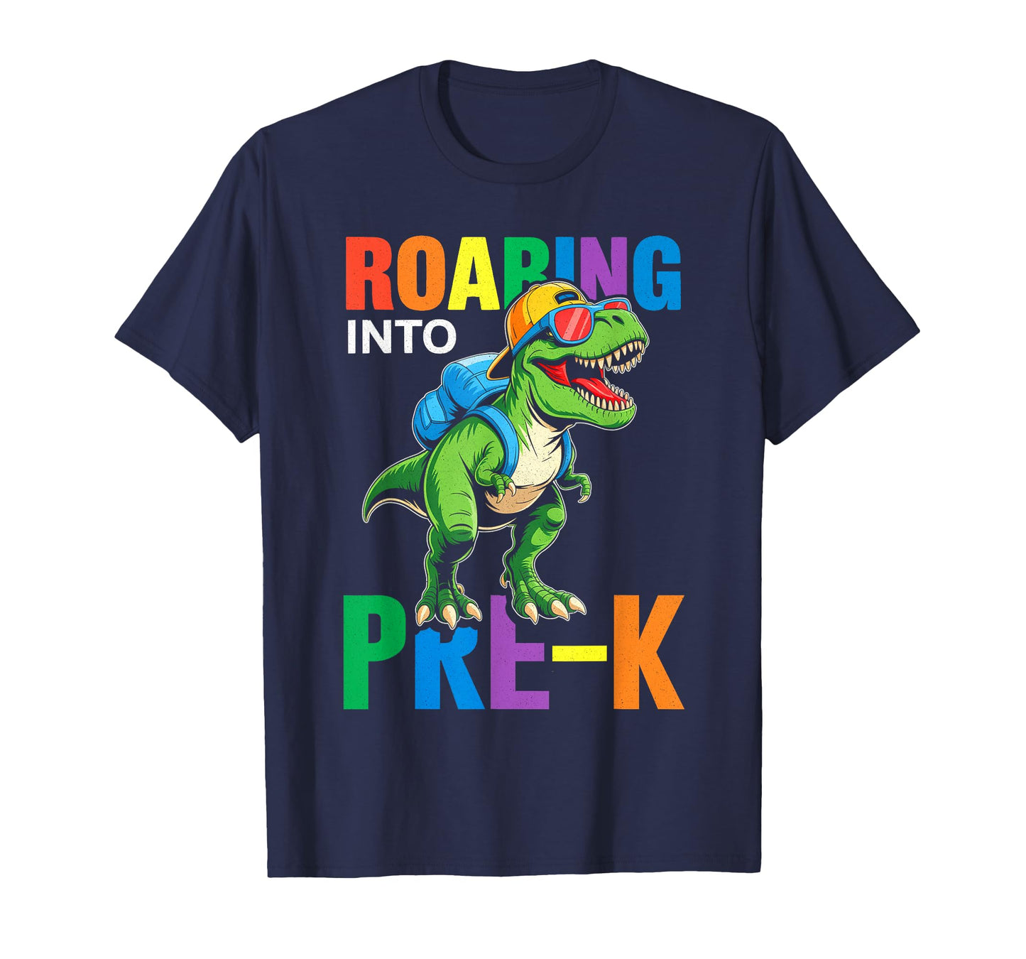 Pre-K Shirt For Boys Kids Dinosaur Back to School First Day T-Shirt