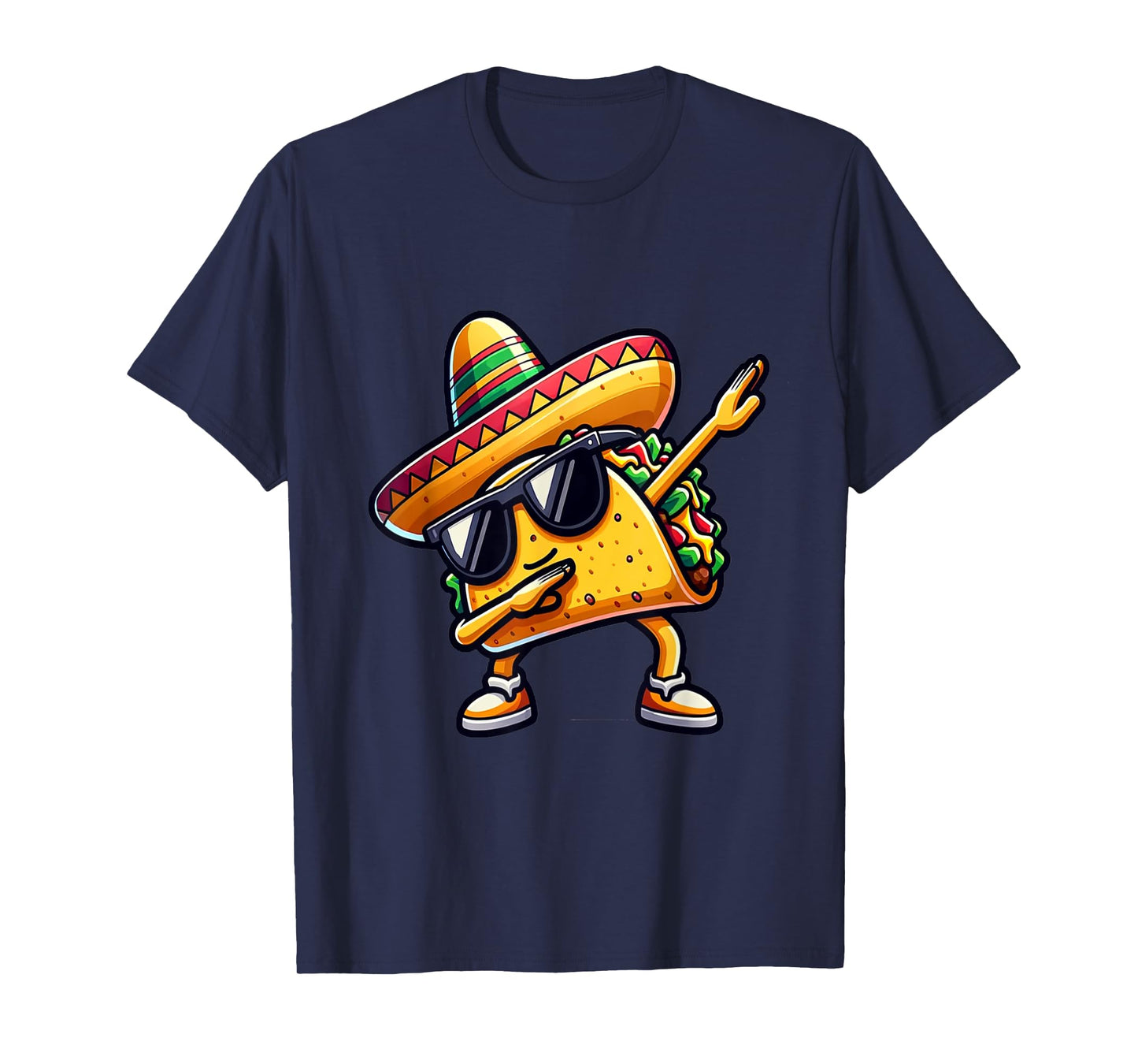 Mexican Food Dabbing Taco T-Shirt
