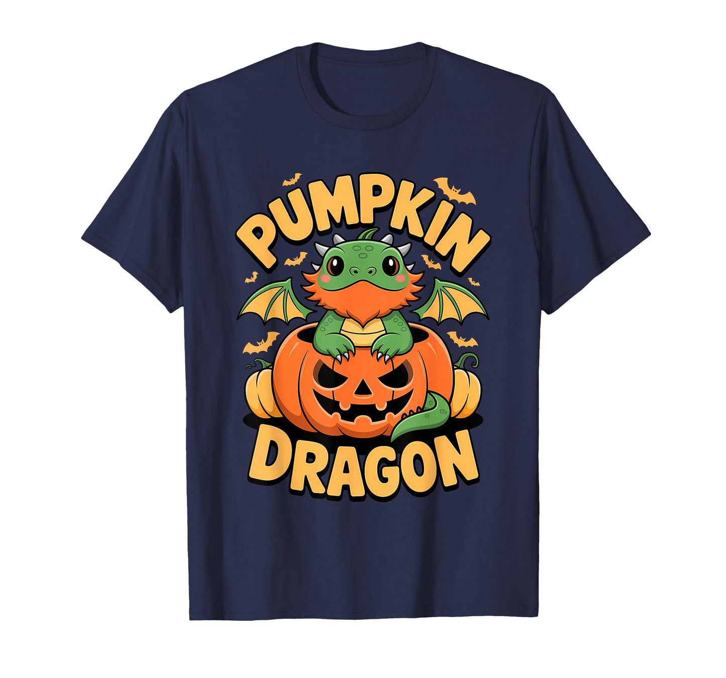 Pumpkin Patch Dragon Bearded Dragons Halloween T-Shirt