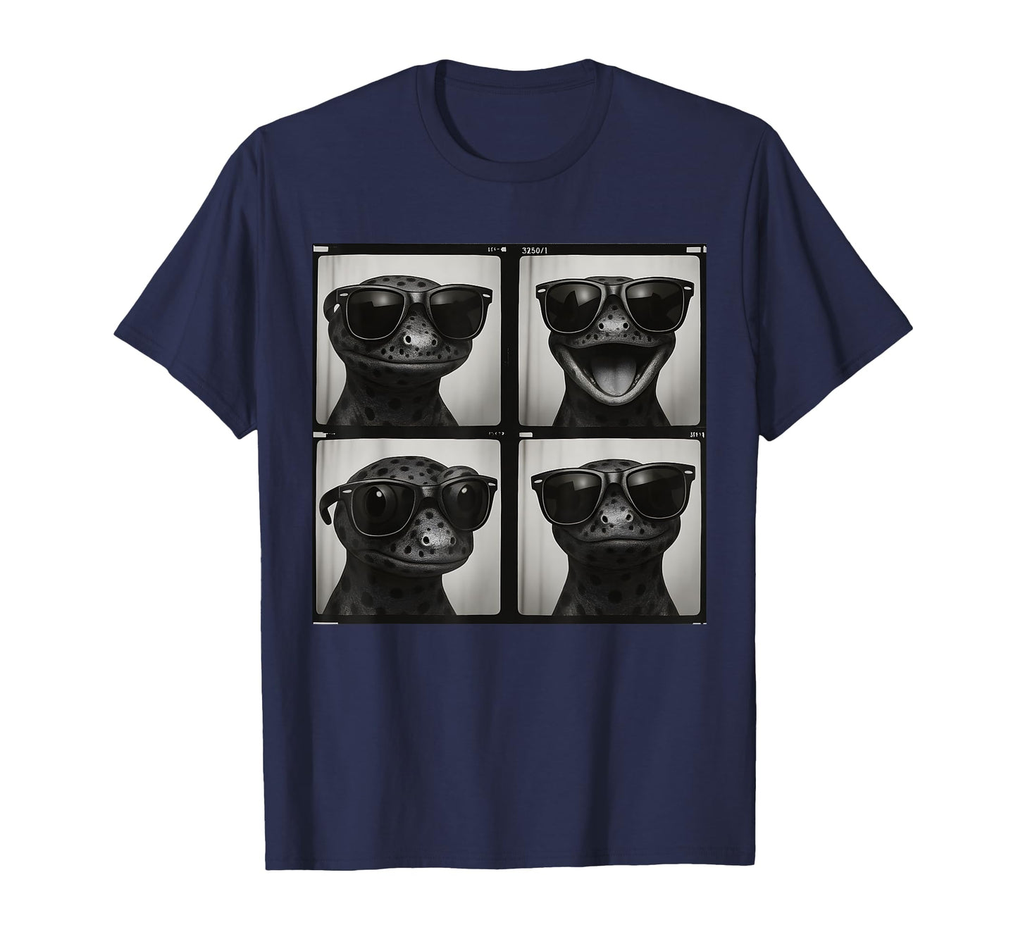 Newt Salamander Cool Sunglasses Portraits T-Shirt