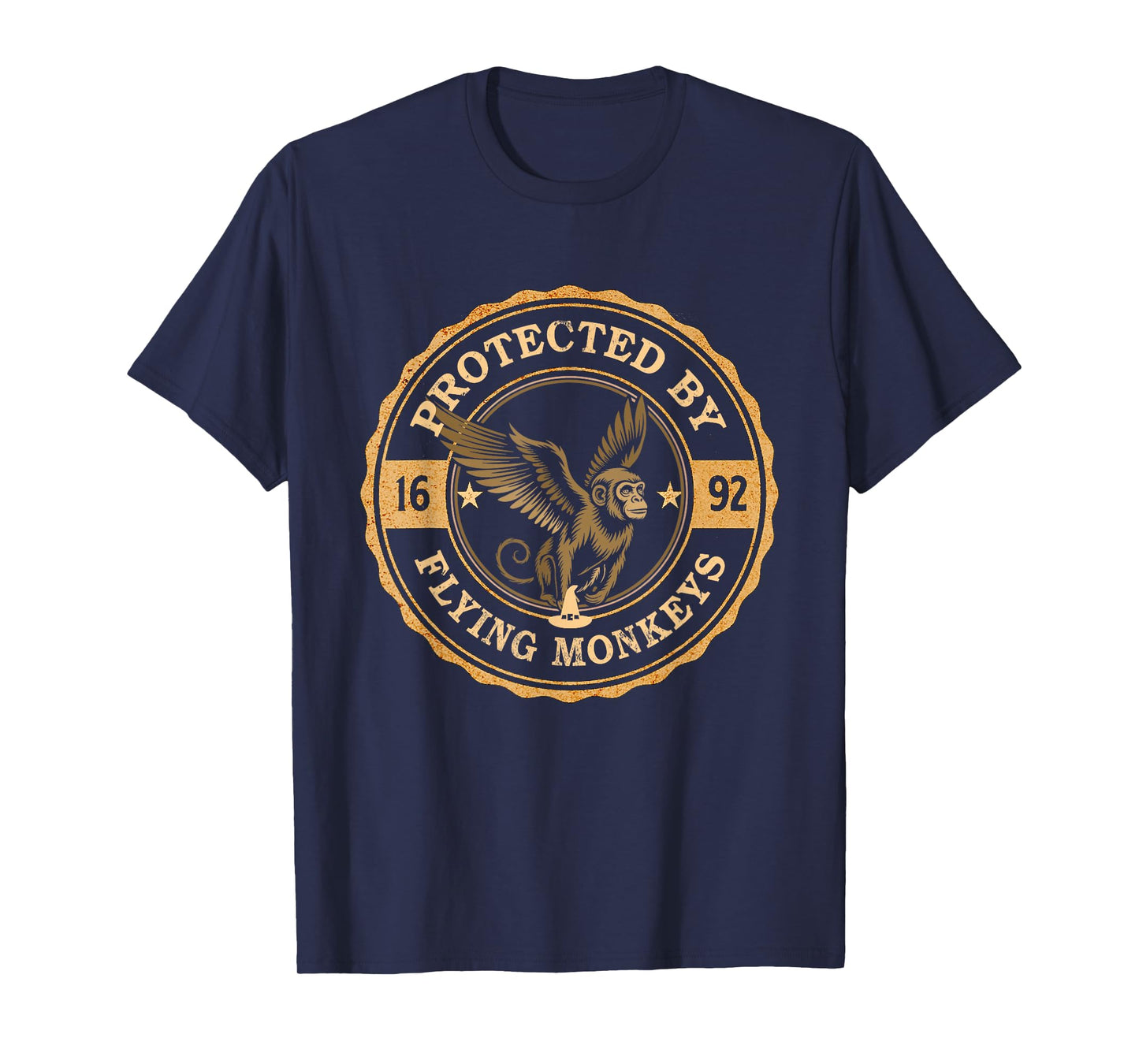 Cute Protected by Flying Monkeys Warlock Magical Witch T-Shirt