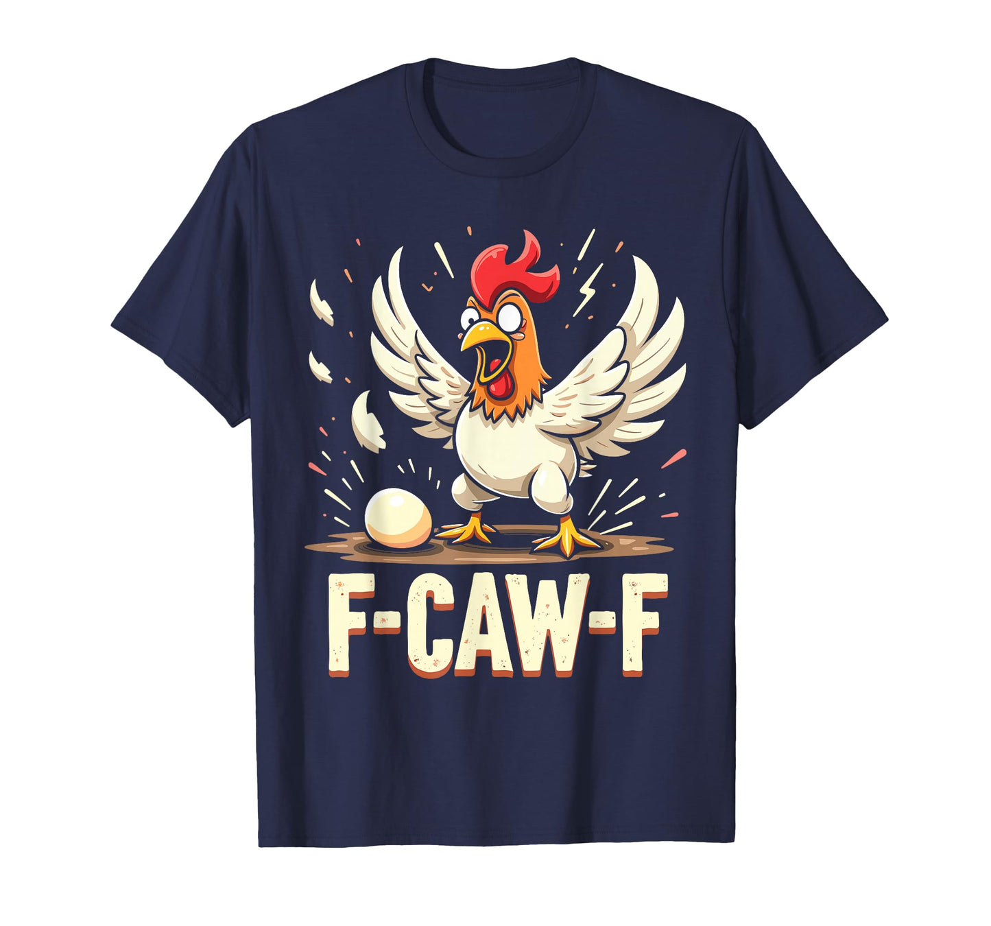 F-Caw-F Funny Chicken Raven Halloween Humor T-Shirt