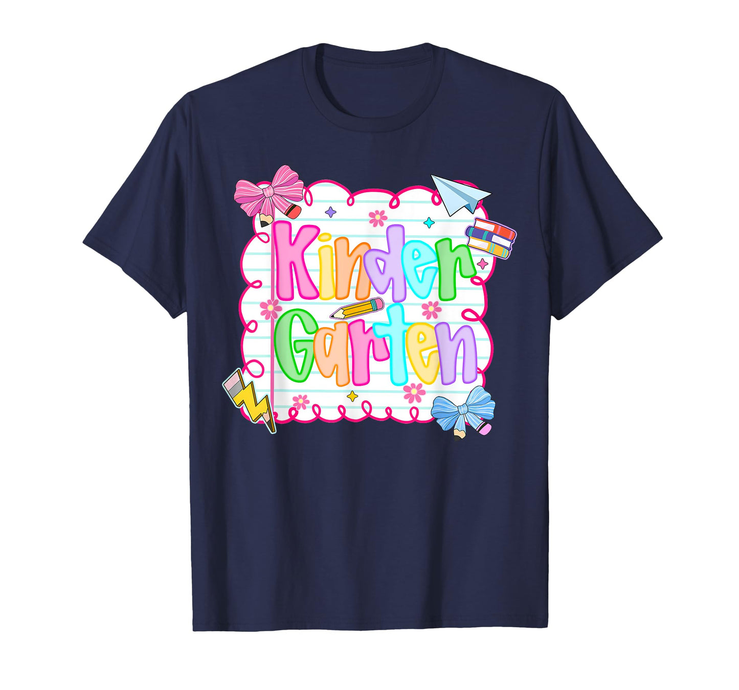 HUGvyn Back to School: Cute Kindergarten Preppy Teacher Girl T-Shirt