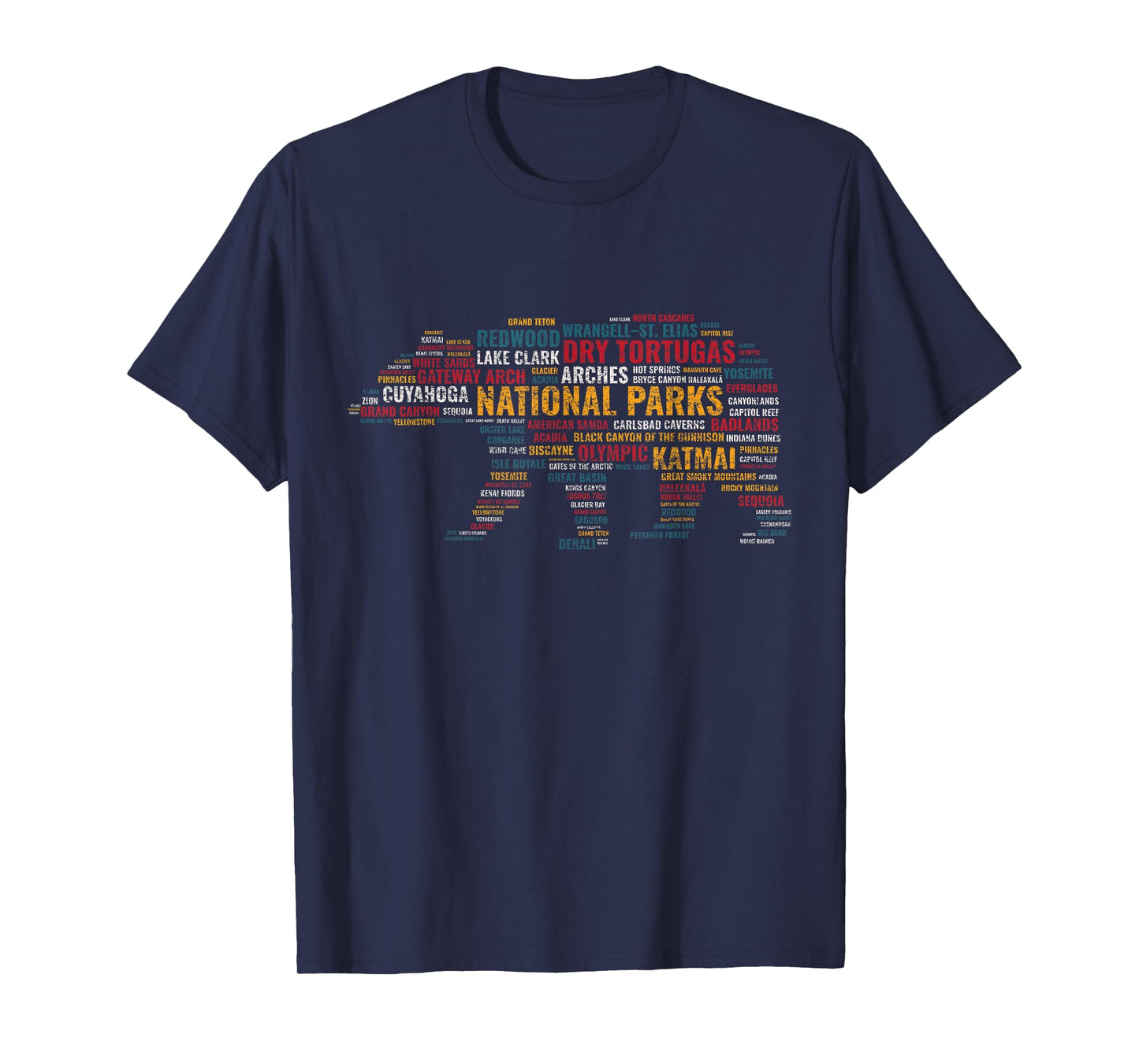 National Parks USA Bear Hiking Camping Adventure Gift T-Shirt