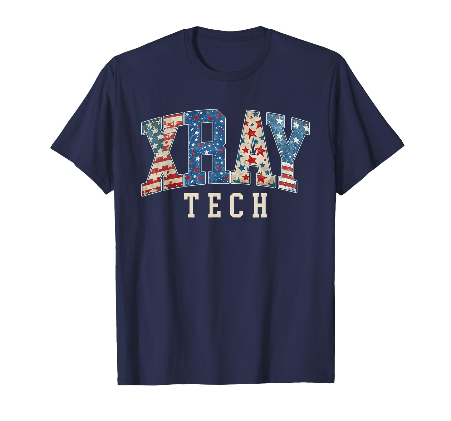 Vintage 4th of July Xray Tech Patriotic American Rad Tech T-Shirt