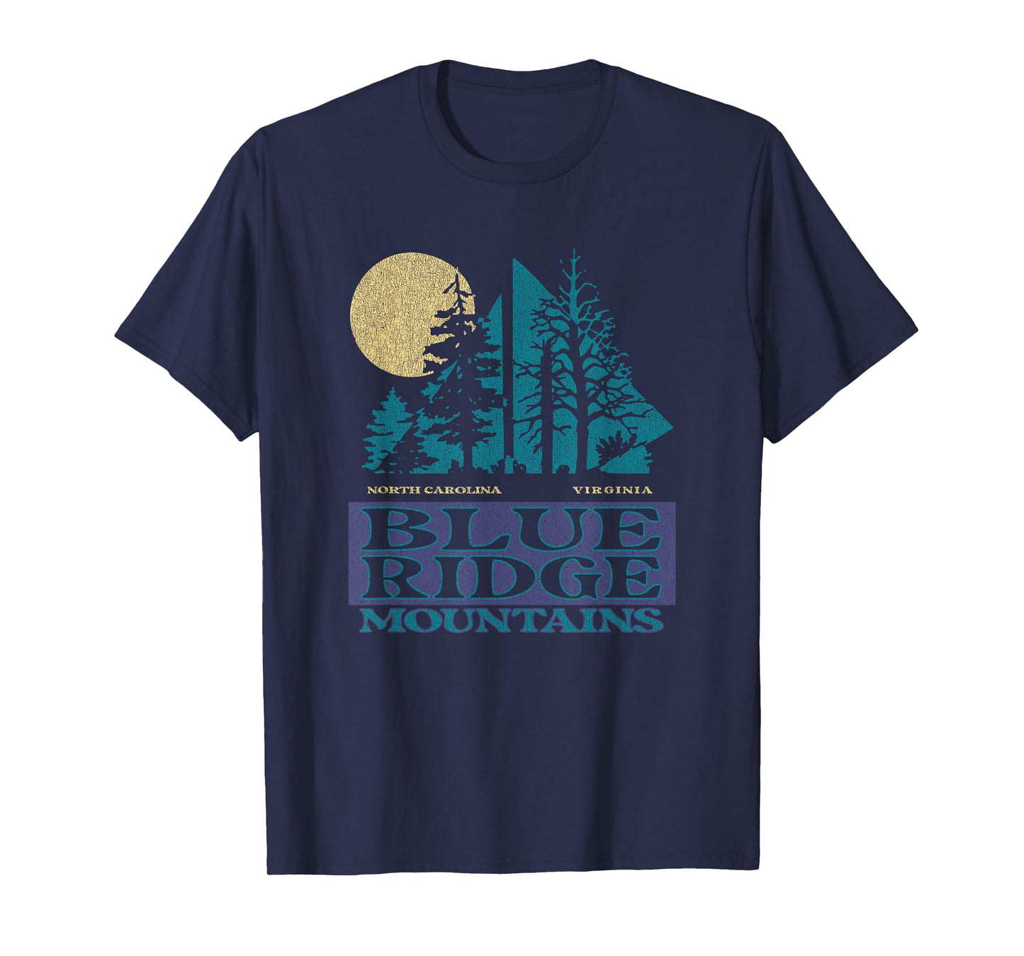 Blue Ridge Mountains National Park Vintage Scenic T-Shirt