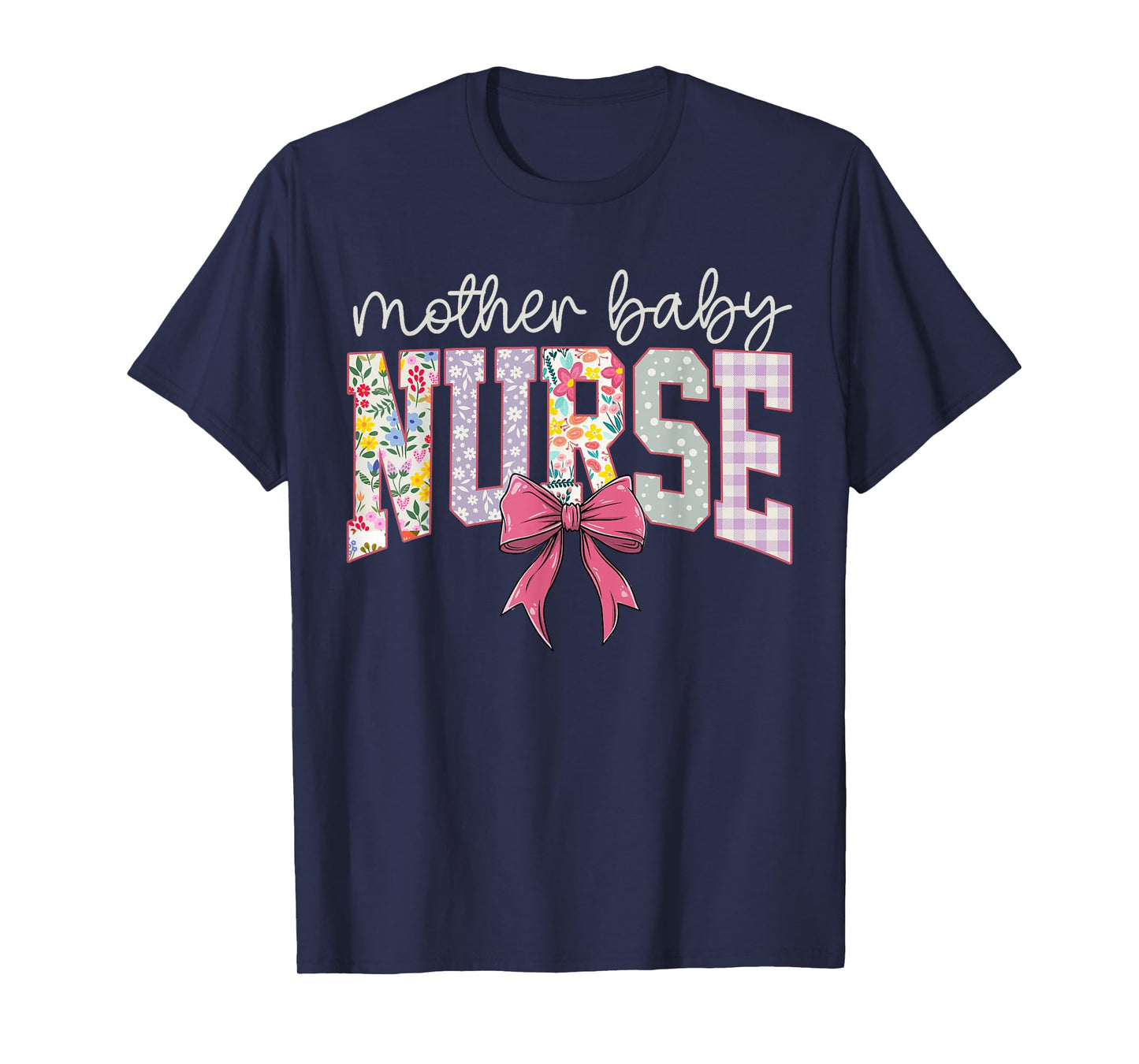 Nurse Coquette Bow Mother Baby Nurse for Mom Women T-Shirt
